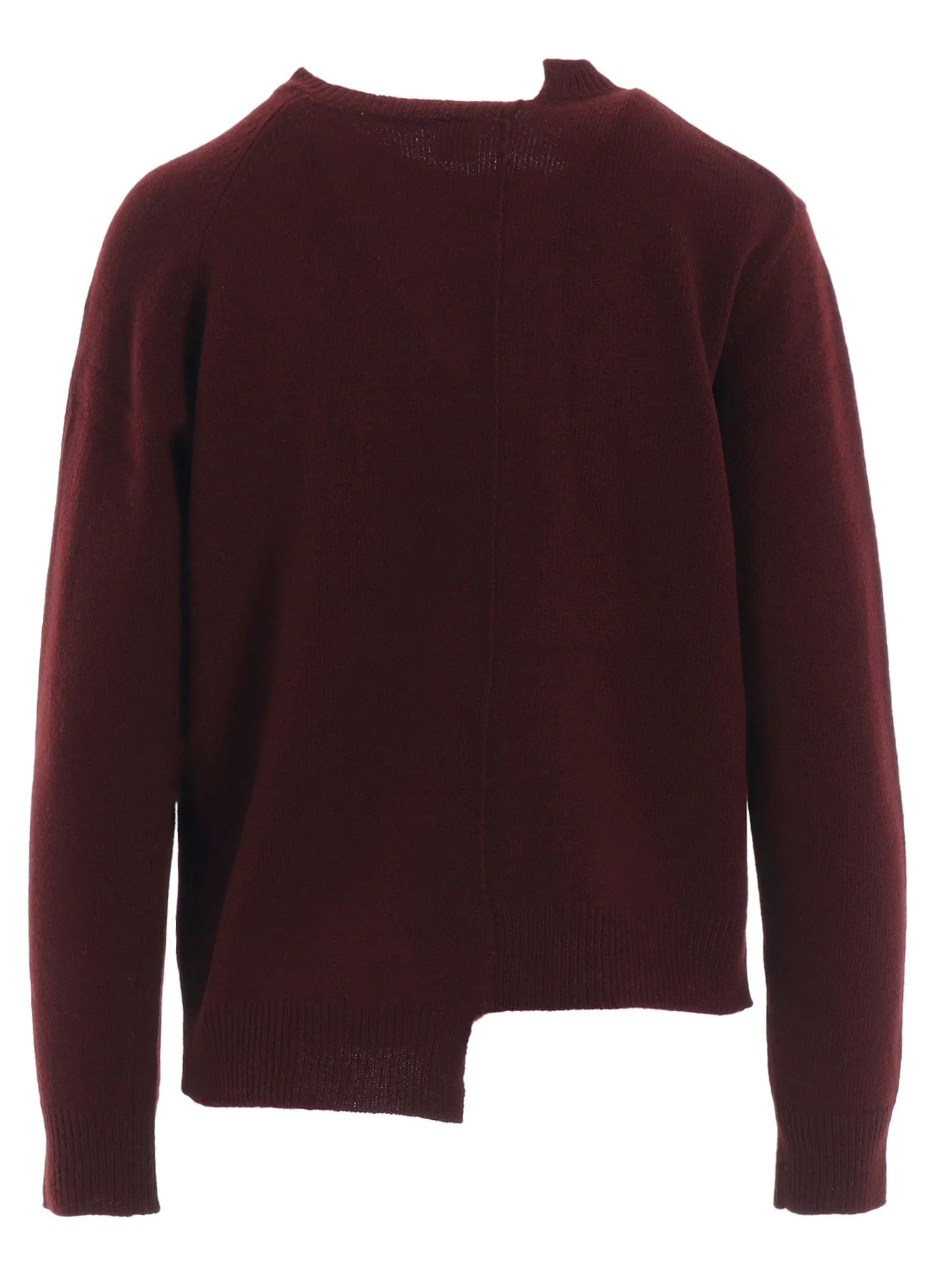 INTARSIA ASYMMETERIC CARDIGAN sold by Yohji Yamamoto product image thumbnail 4