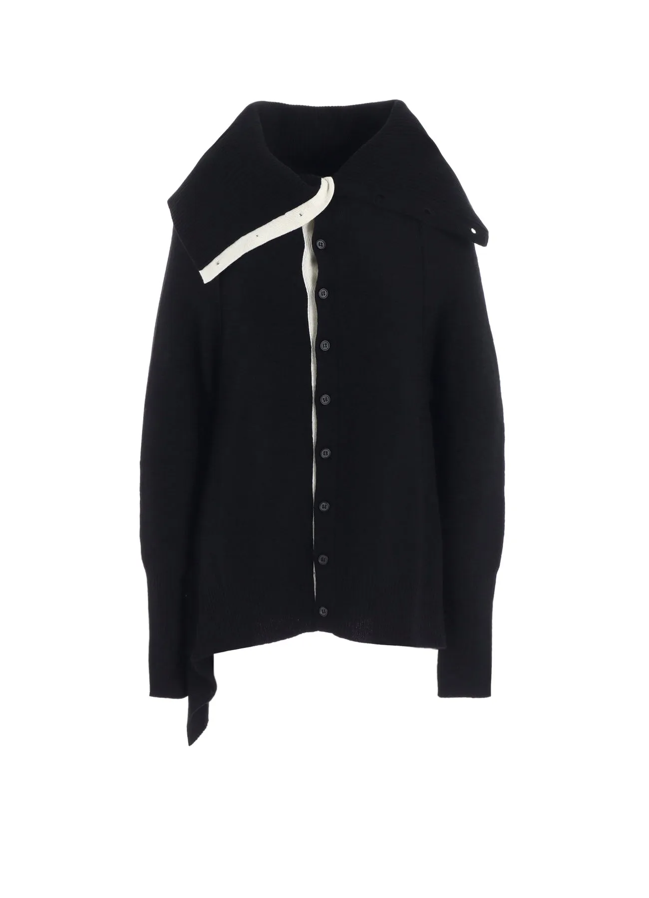 WOOL BREND DRAPED CARDIGAN sold by Yohji Yamamoto
