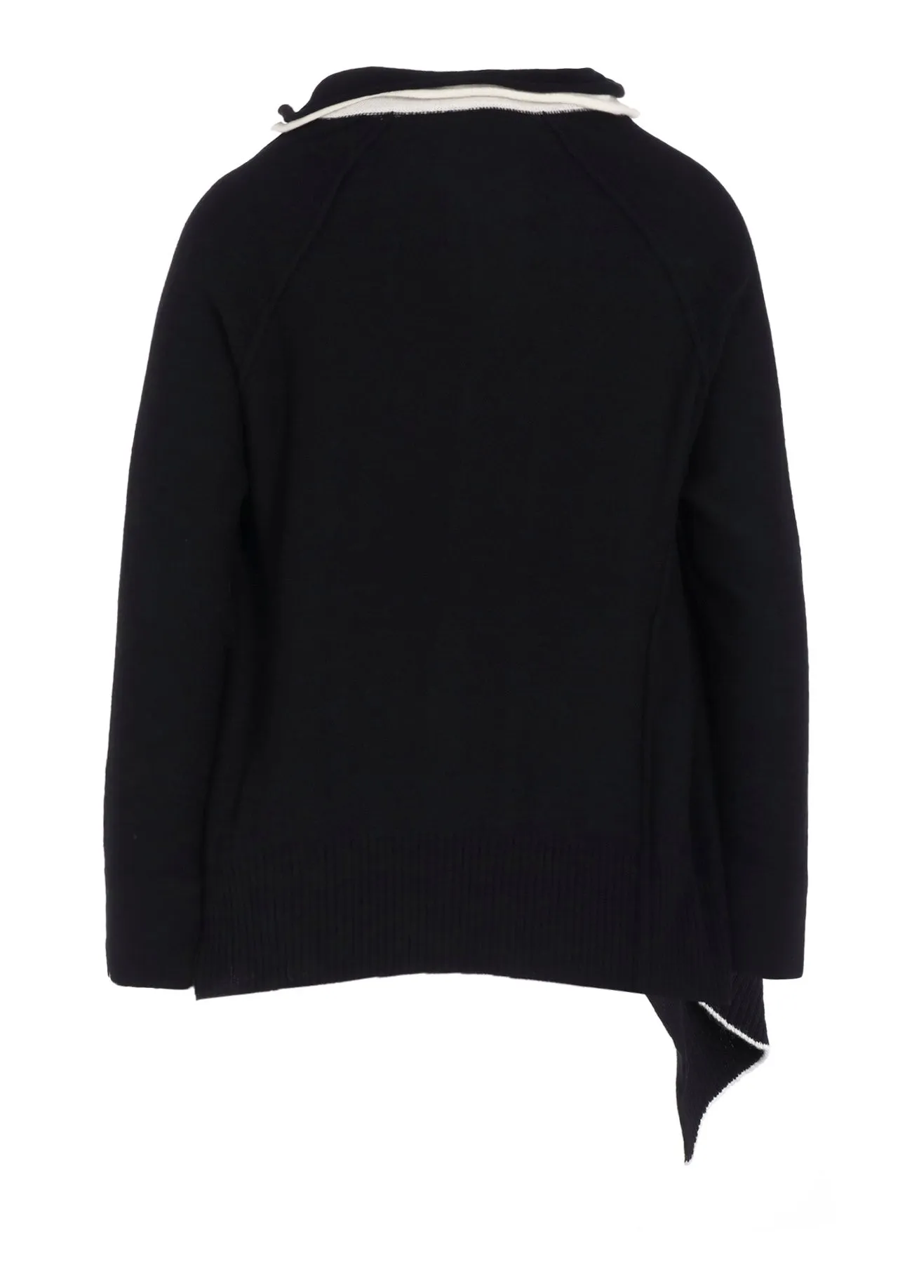 WOOL BLEND DRAPED JACKET sold by Yohji Yamamoto product image thumbnail 4