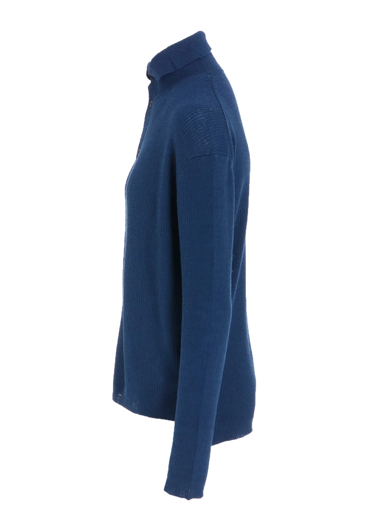 RIB HIGH NECK KNIT CARDIGAN sold by Yohji Yamamoto product image thumbnail 3