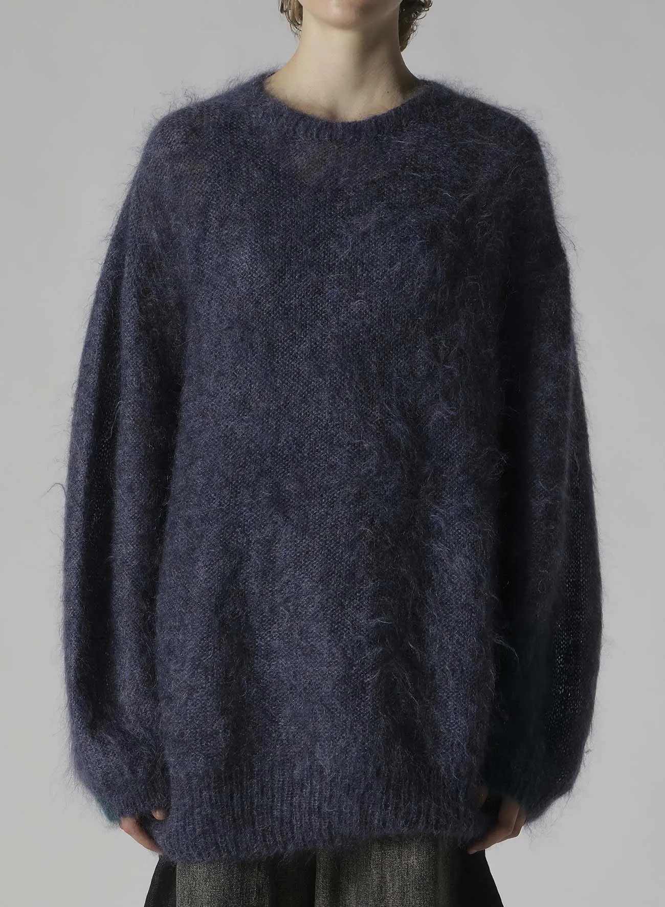 COLOR SCHEME MOHAIR PULLOVER sold by Yohji Yamamoto product image thumbnail 4