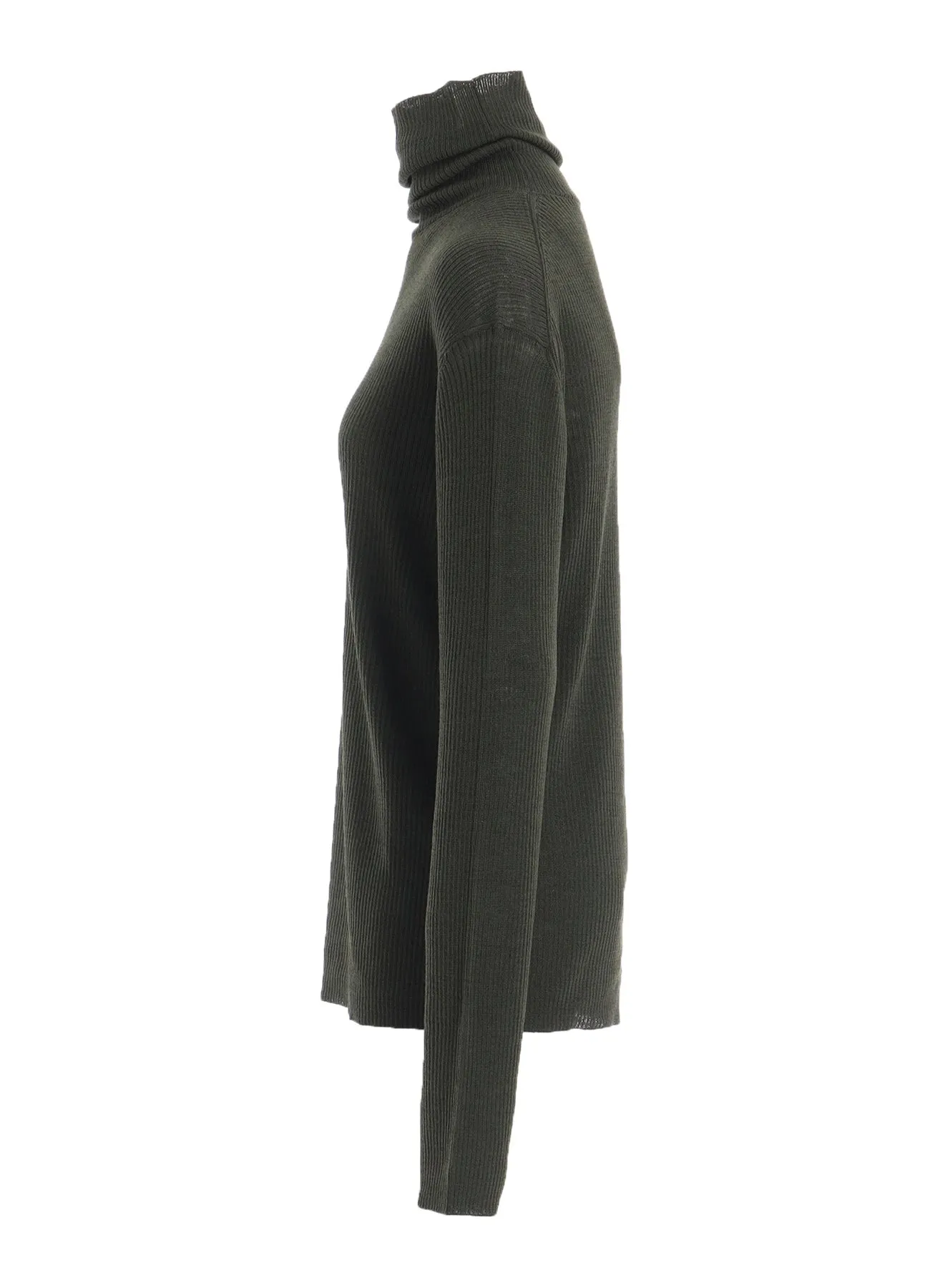 RIB HIGH NECK KNIT sold by Yohji Yamamoto product image thumbnail 3
