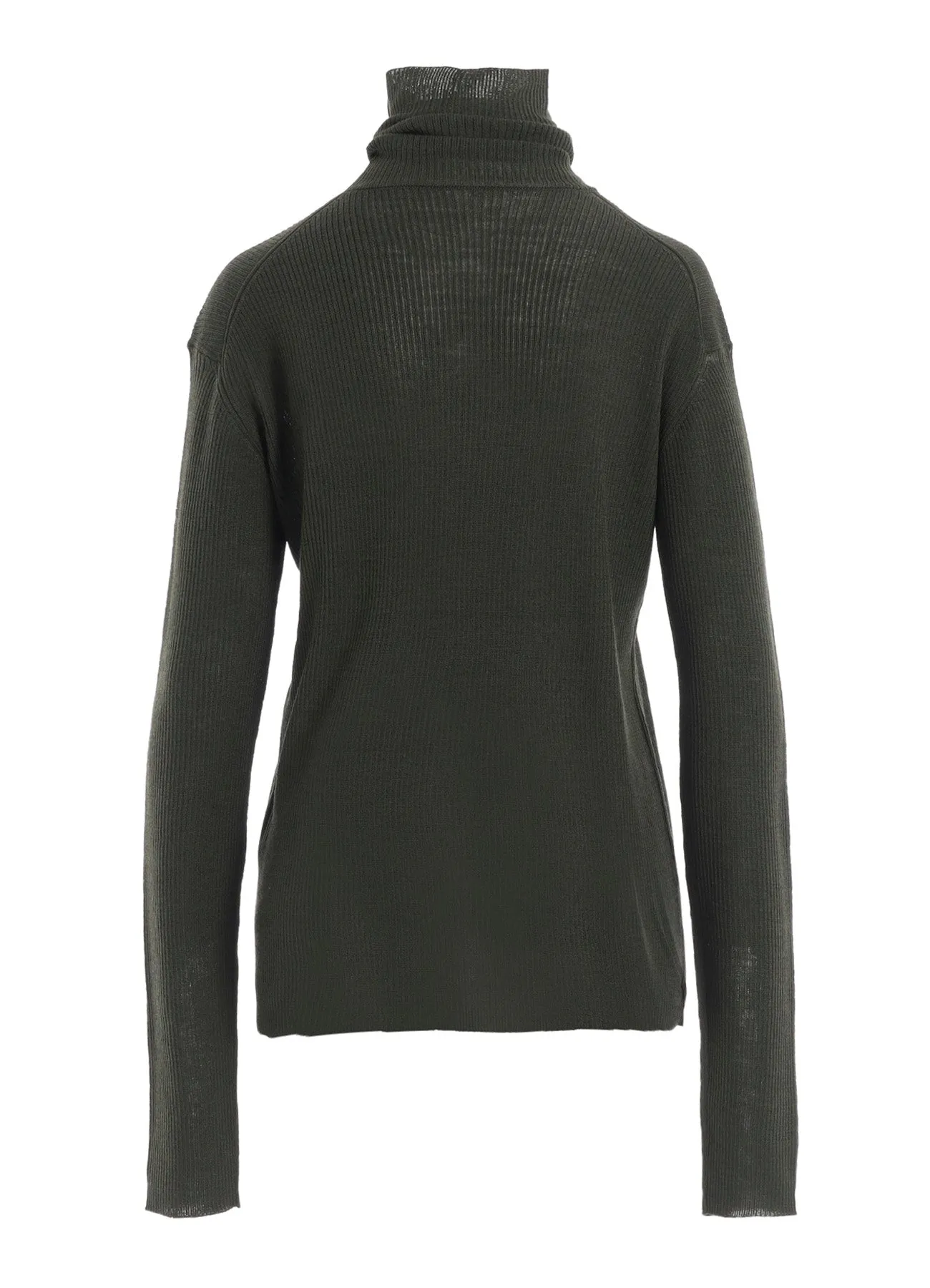 RIB HIGH NECK KNIT sold by Yohji Yamamoto product image thumbnail 4