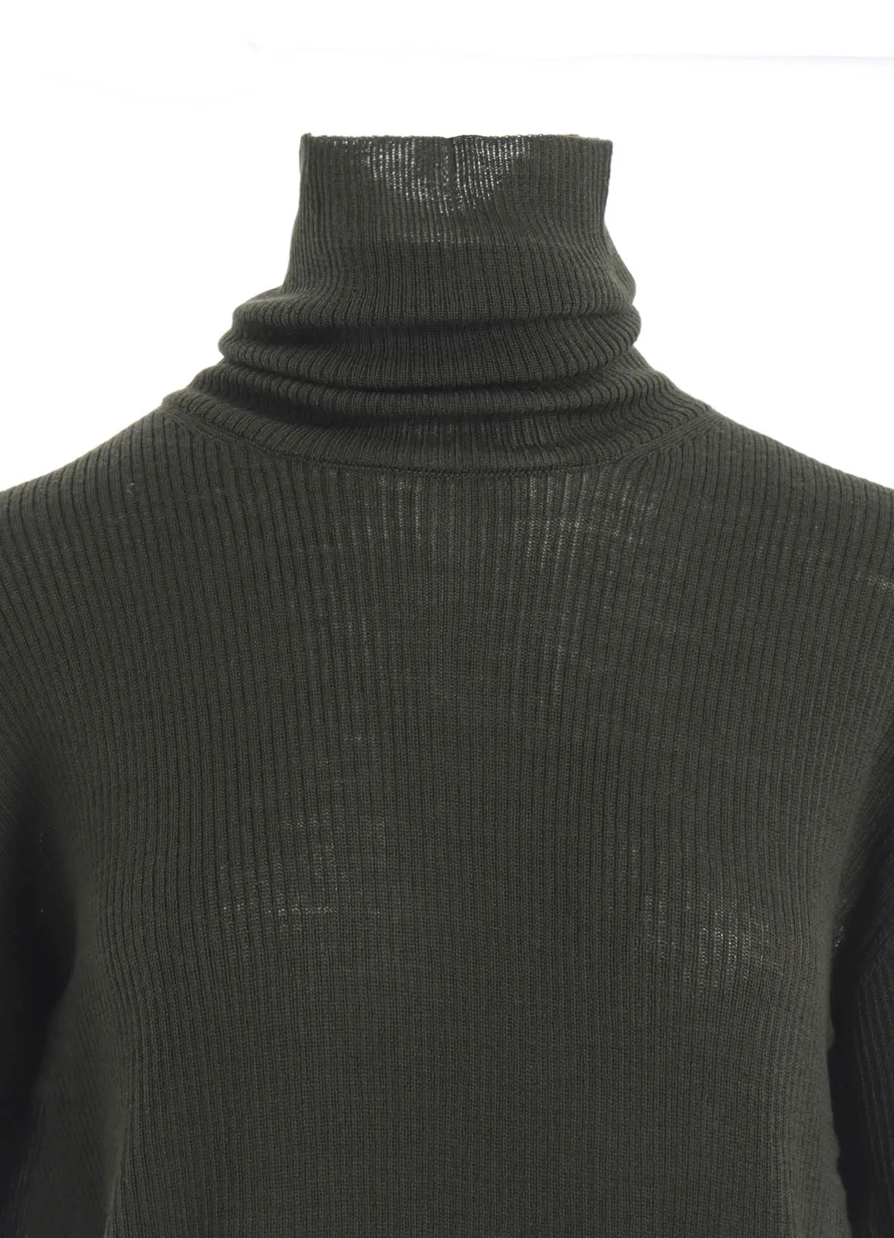 RIB HIGH NECK KNIT sold by Yohji Yamamoto product image thumbnail 5