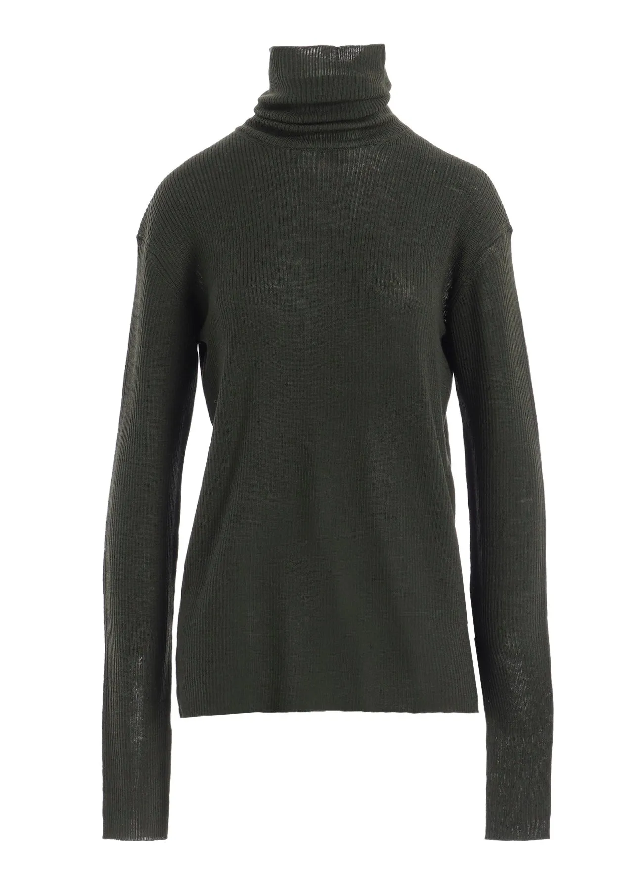 RIB HIGH NECK KNIT sold by Yohji Yamamoto product image thumbnail 2