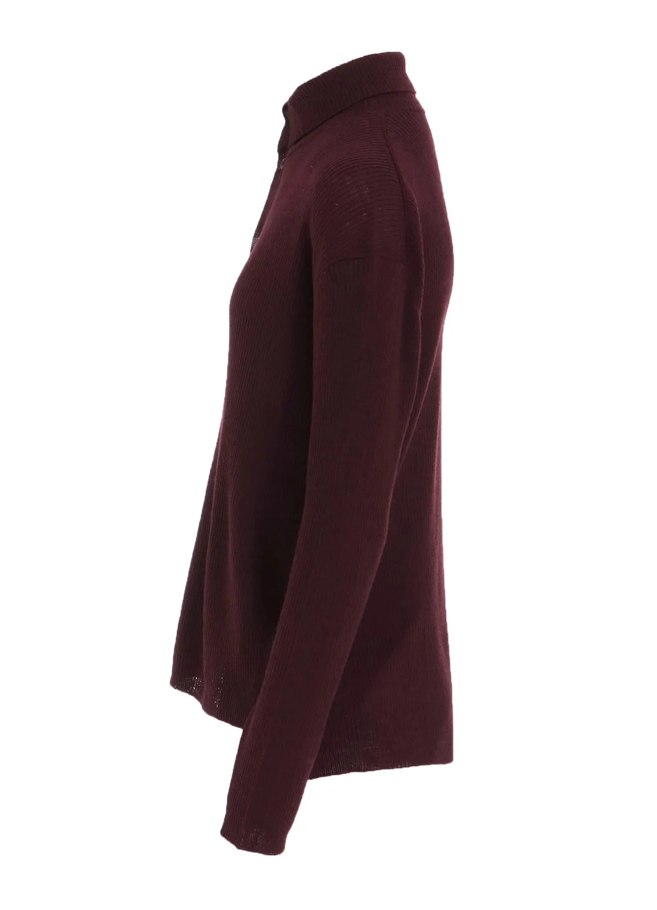 RIB HIGH NECK KNIT CARDIGAN sold by Yohji Yamamoto product image thumbnail 3