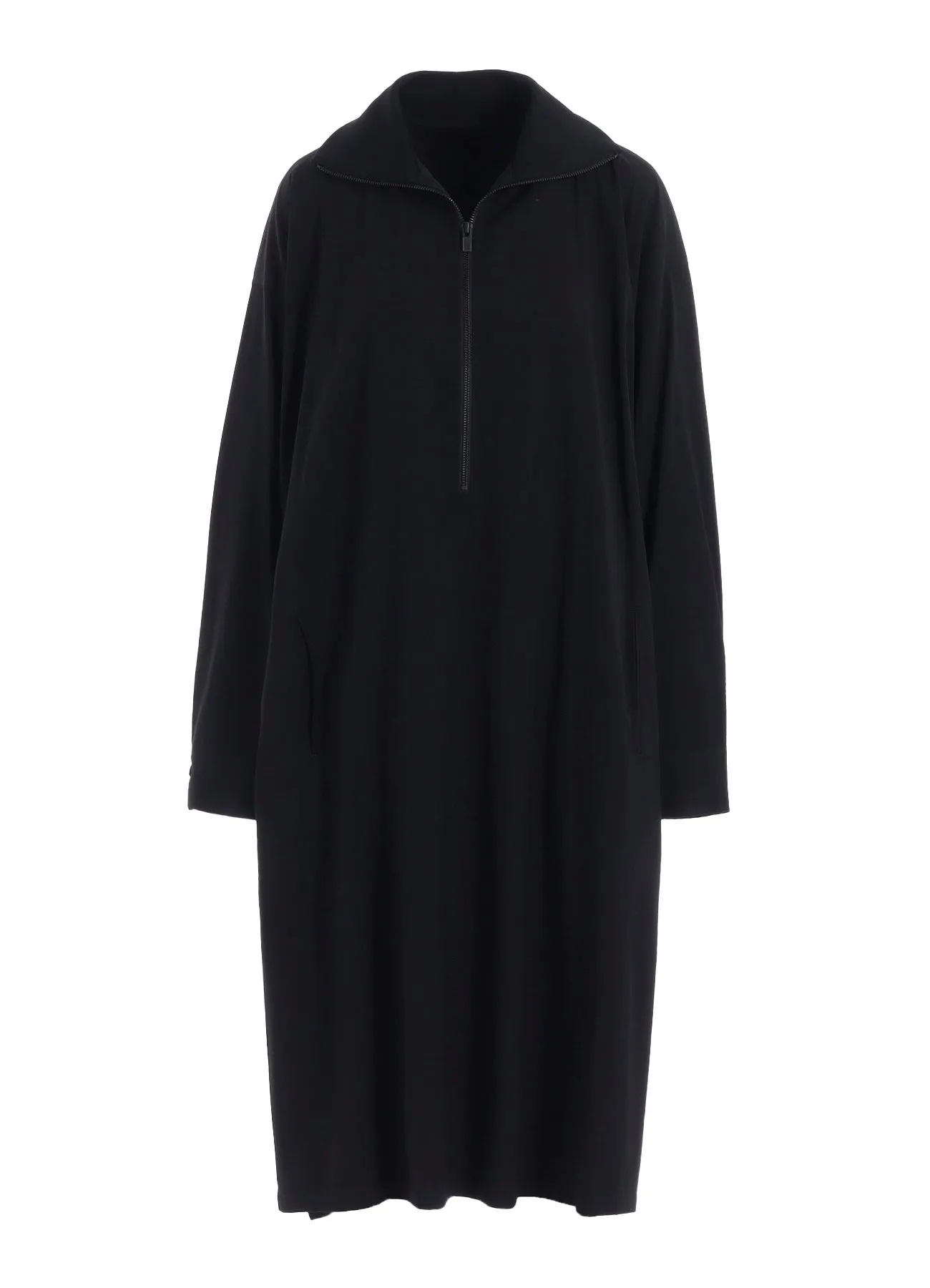 WOOL BLEND TWILL STAND-UP COLLAR DRESS sold by Yohji Yamamoto product image thumbnail 2