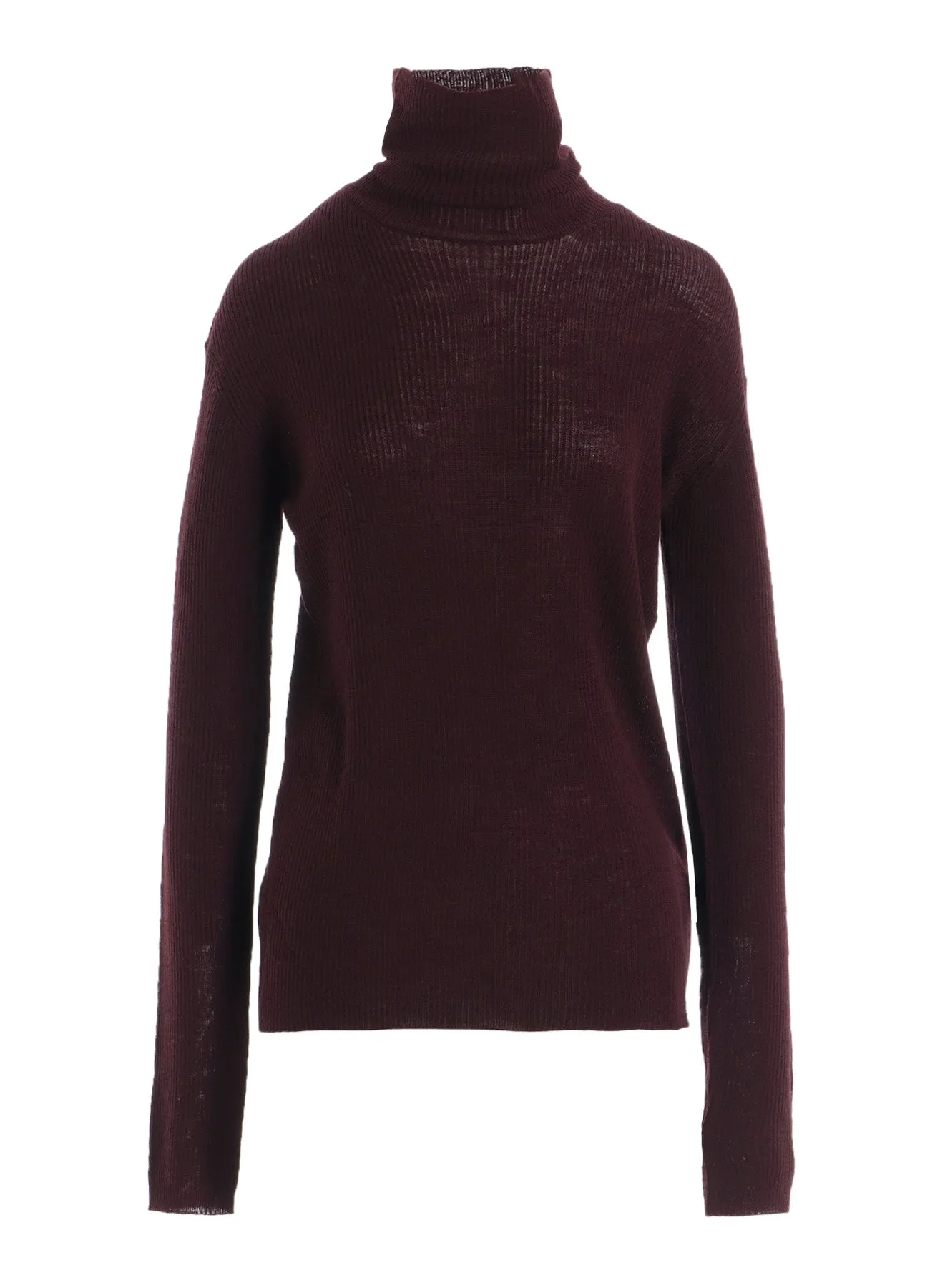 RIB HIGH NECK KNIT sold by Yohji Yamamoto product image thumbnail 2
