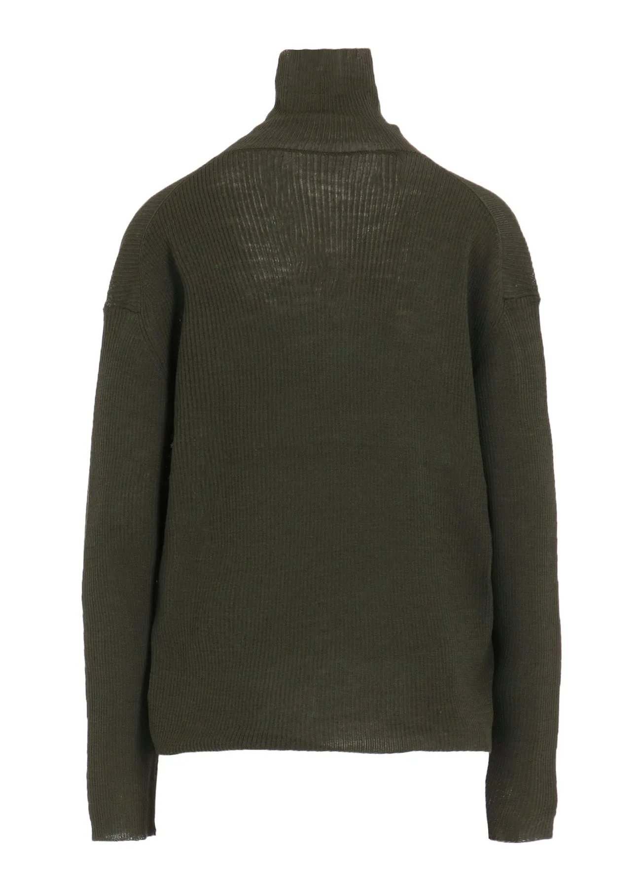 RIB OVERSIZED HIGH NECK KNIT sold by Yohji Yamamoto product image thumbnail 3
