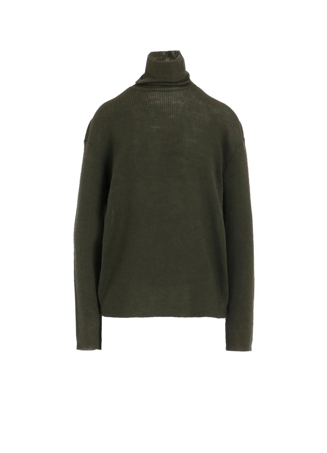 RIB OVERSIZED HIGH NECK KNIT sold by Yohji Yamamoto