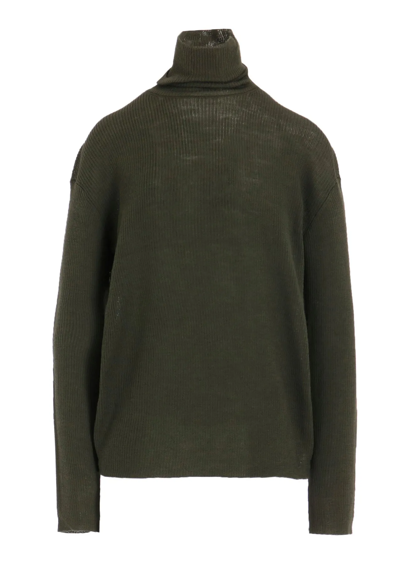 RIB OVERSIZED HIGH NECK KNIT sold by Yohji Yamamoto product image thumbnail 2