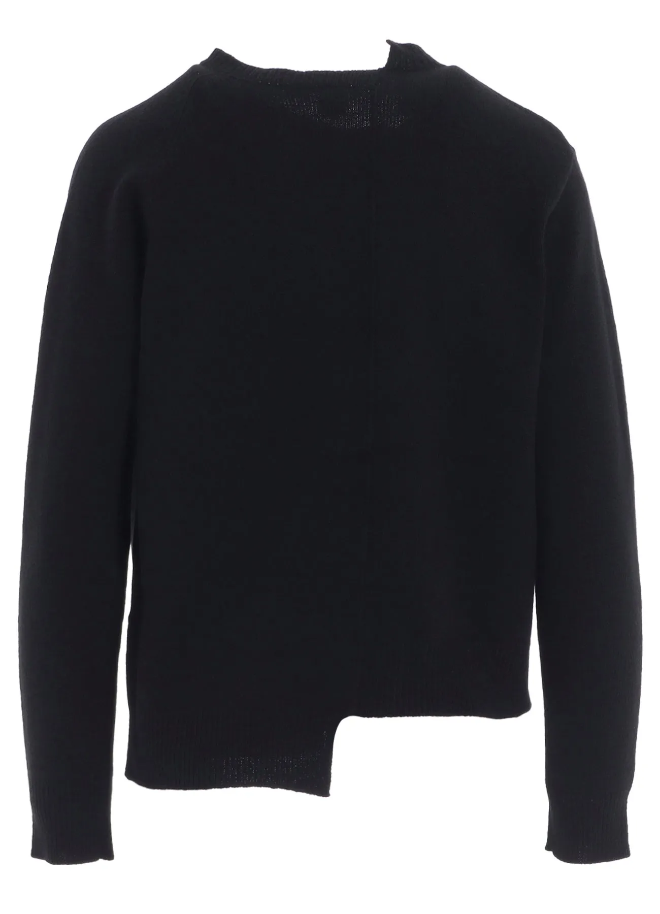 INTARSIA ASYMMETERIC CARDIGAN sold by Yohji Yamamoto product image thumbnail 3