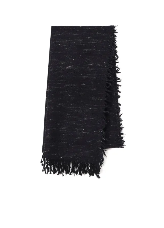 W/DIAMOND JQ YAK WOOL SCARF sold by Yohji Yamamoto