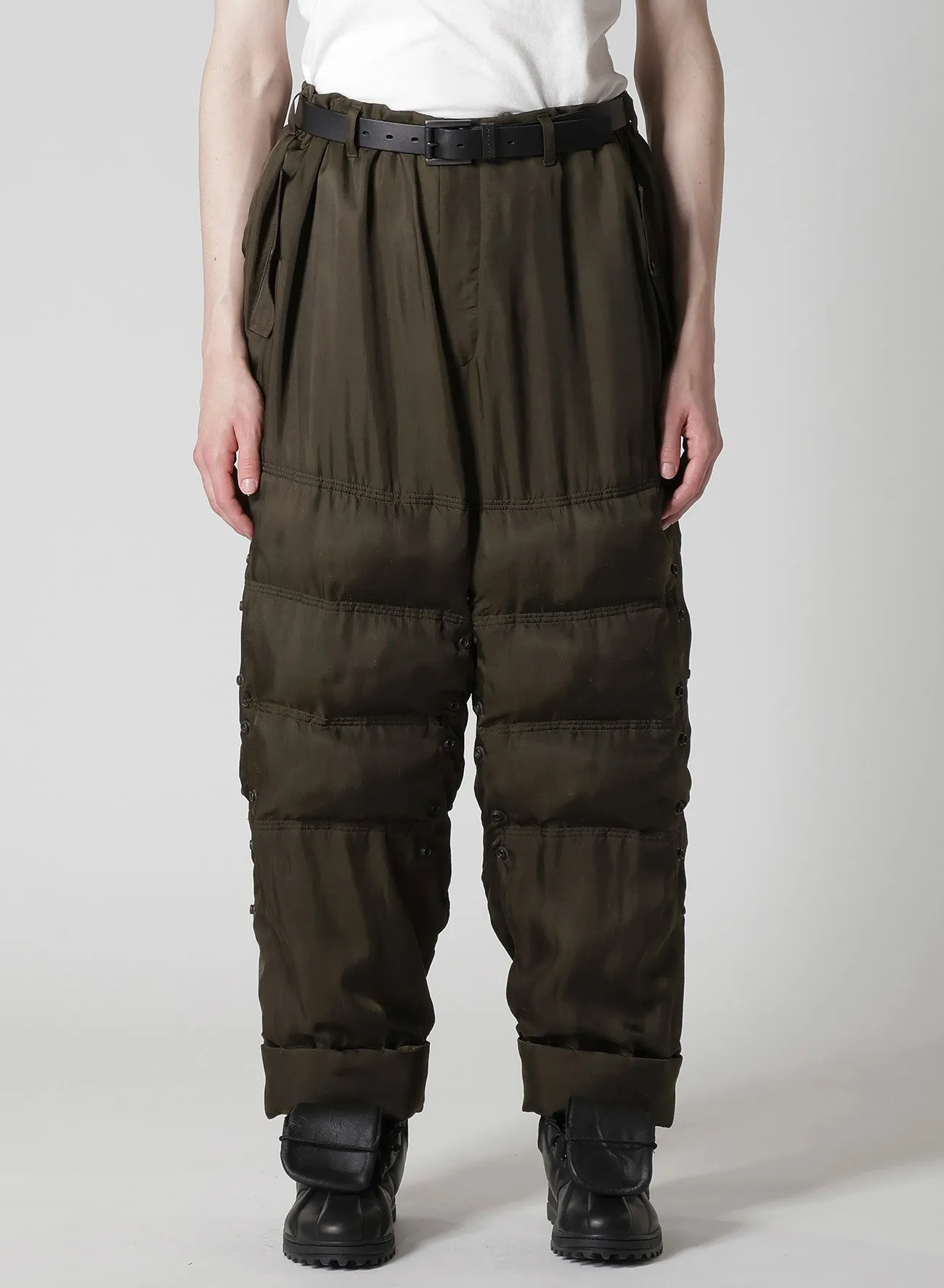 KHAKI CU TWILL PADDED PANTS sold by Yohji Yamamoto product image thumbnail 2