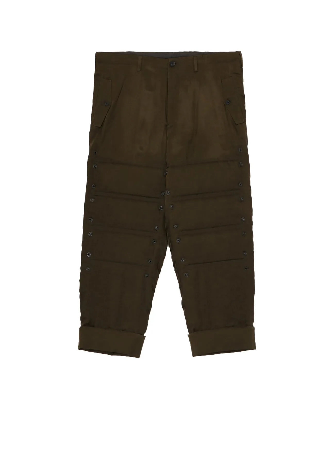 KHAKI CU TWILL PADDED PANTS sold by Yohji Yamamoto