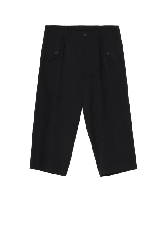 ARMY GABARDINE SIDE TAPE TUCK PANTS sold by Yohji Yamamoto