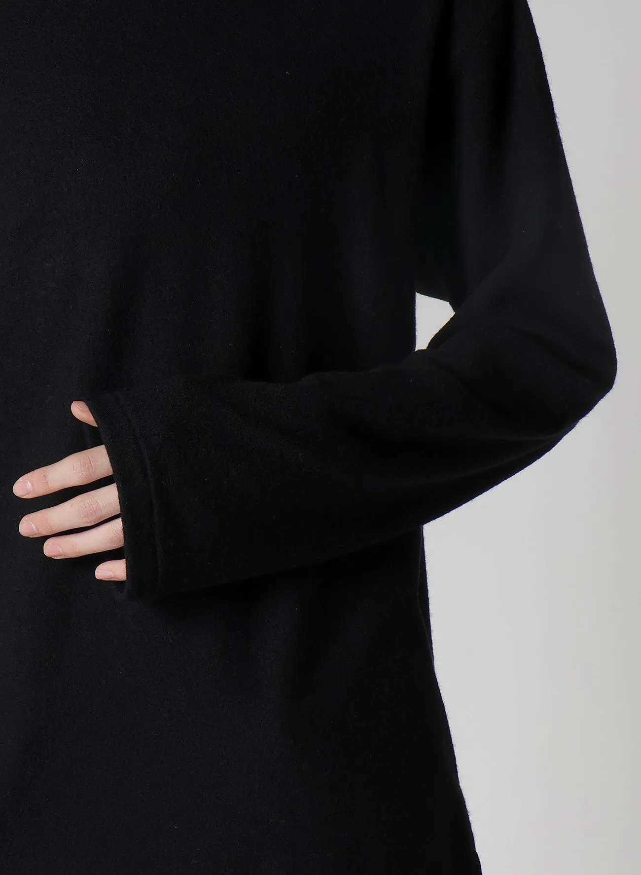 SUPER 120 WOOL SINGLE JERSEY HOODED LS TEE sold by Yohji Yamamoto product image thumbnail 4