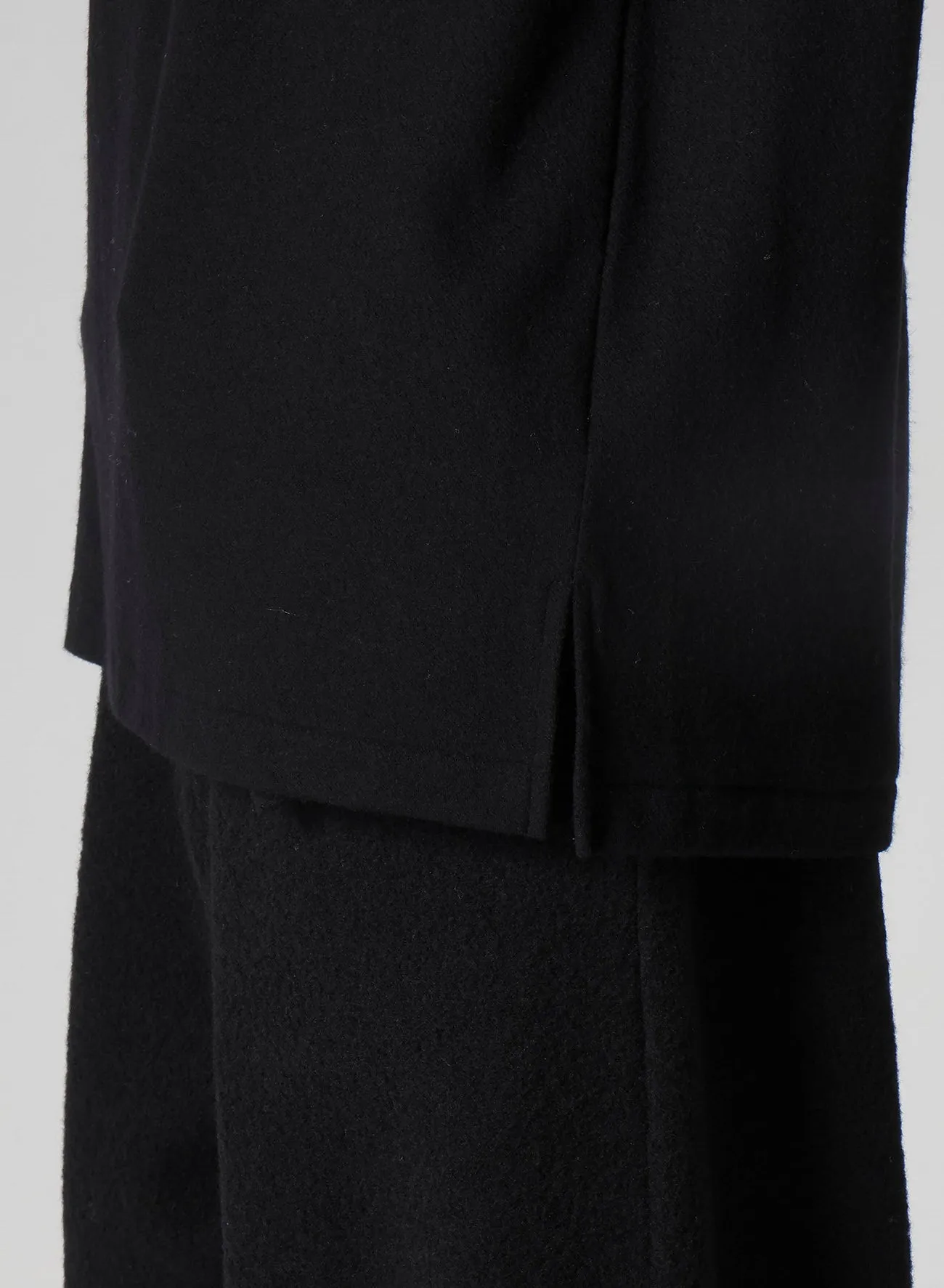 SUPER 120 WOOL SINGLE JERSEY HOODED LS TEE sold by Yohji Yamamoto product image thumbnail 5