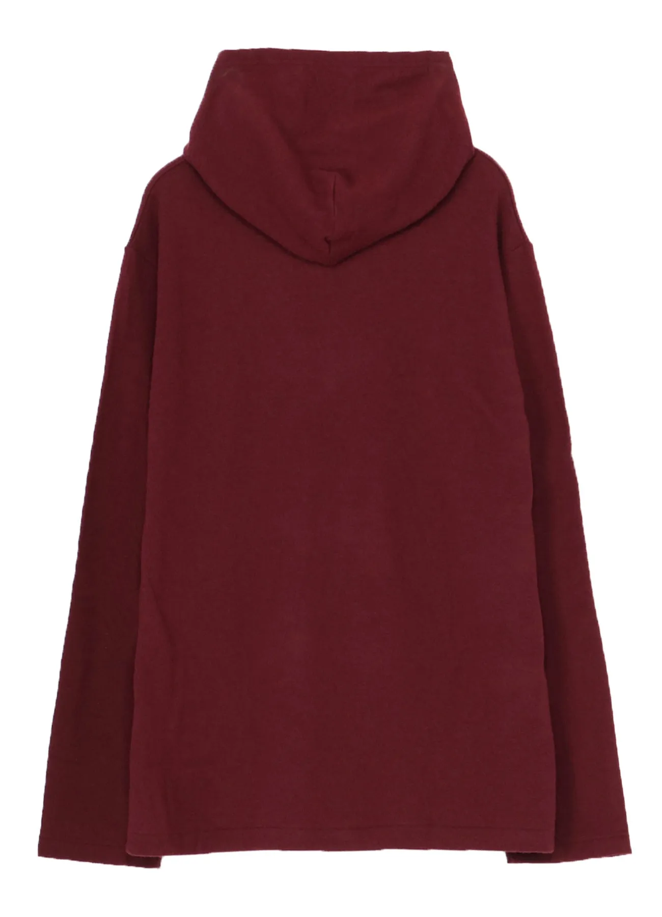 SUPER 120 WOOL SINGLE JERSEY HOODED LS TEE sold by Yohji Yamamoto product image thumbnail 3