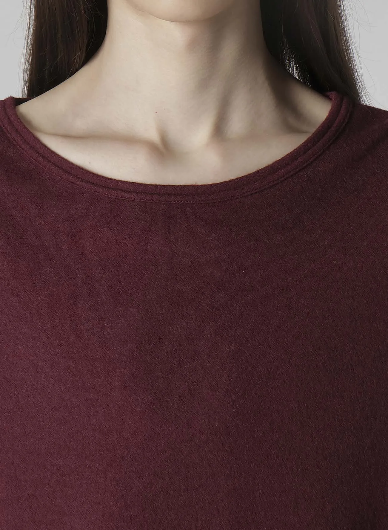 SUPER 120 WOOL SINGLE JERSEY ROUND NECK LS TEE sold by Yohji Yamamoto product image thumbnail 3