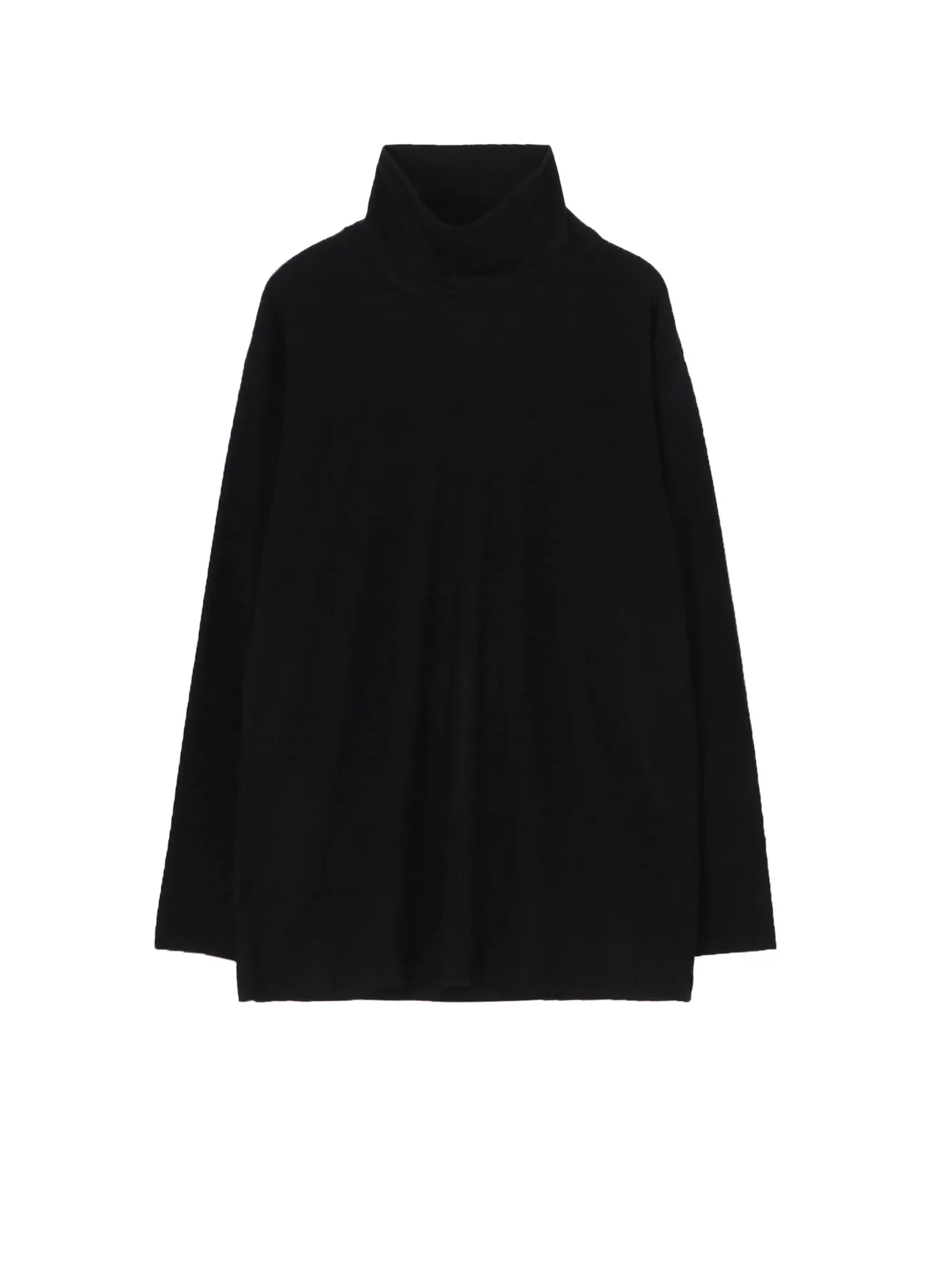 SUPER 120 WOOL SINGLE JERSEY TURTLE NECK LS TEE sold by Yohji Yamamoto