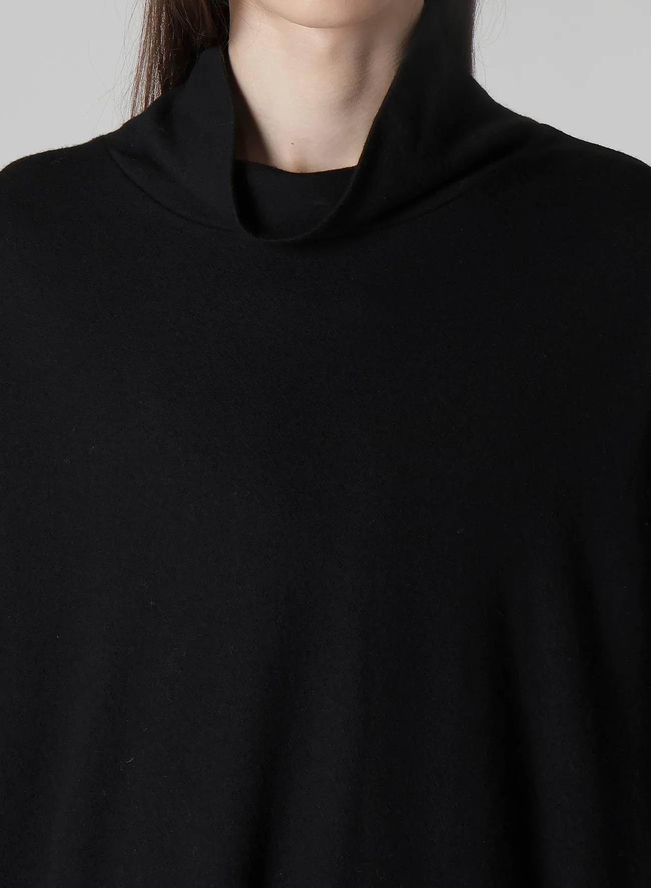 SUPER 120 WOOL SINGLE JERSEY TURTLE NECK LS TEE sold by Yohji Yamamoto product image thumbnail 3