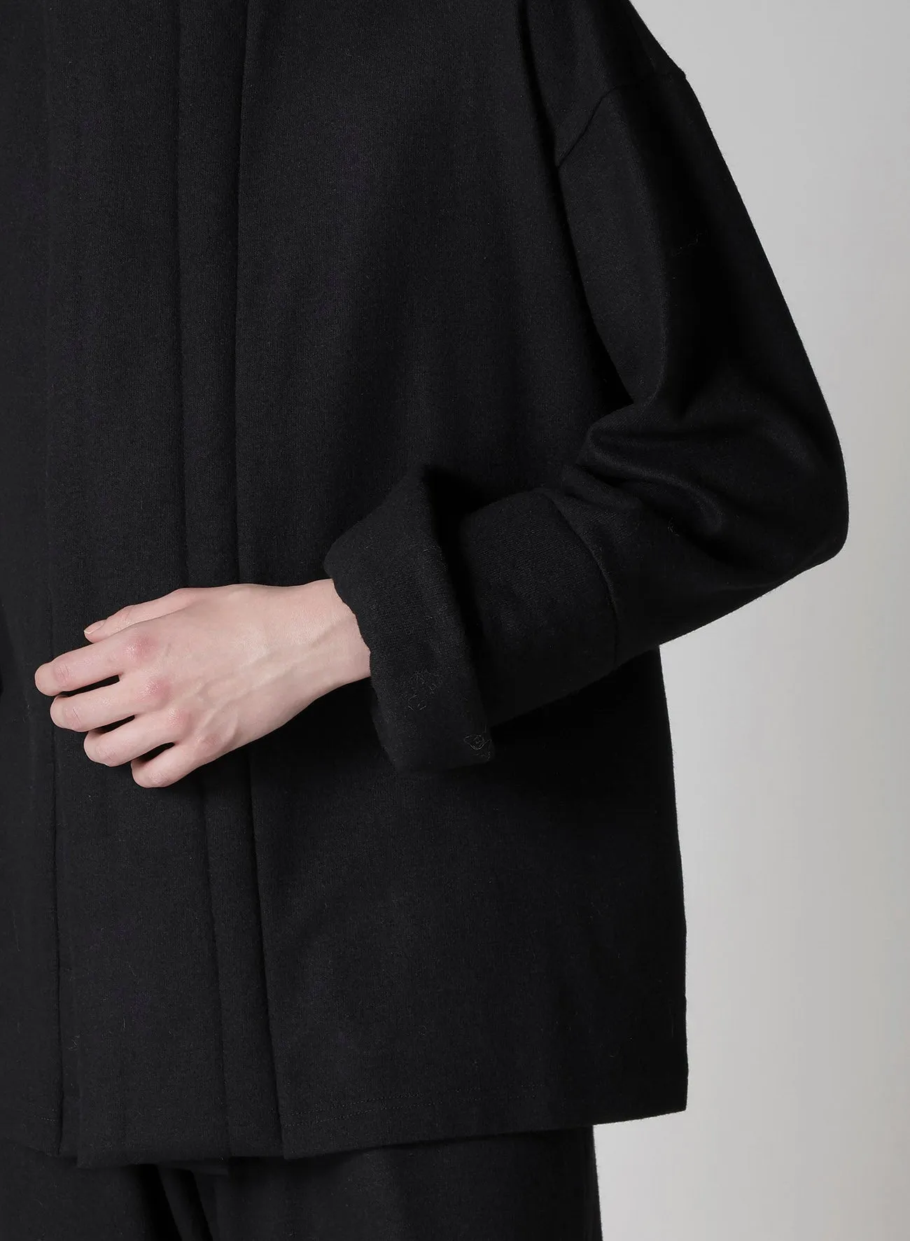 WOOLEN SINGLE PADDED JACKET sold by Yohji Yamamoto product image thumbnail 4