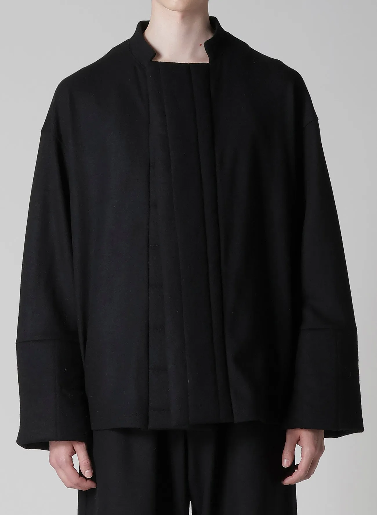WOOLEN SINGLE PADDED JACKET sold by Yohji Yamamoto product image thumbnail 2