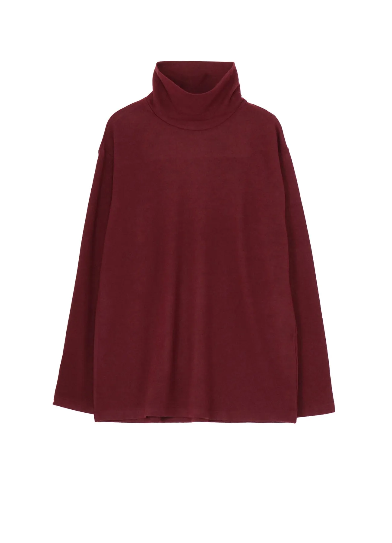 SUPER 120 WOOL SINGLE JERSEY TURTLE NECK LS TEE sold by Yohji Yamamoto