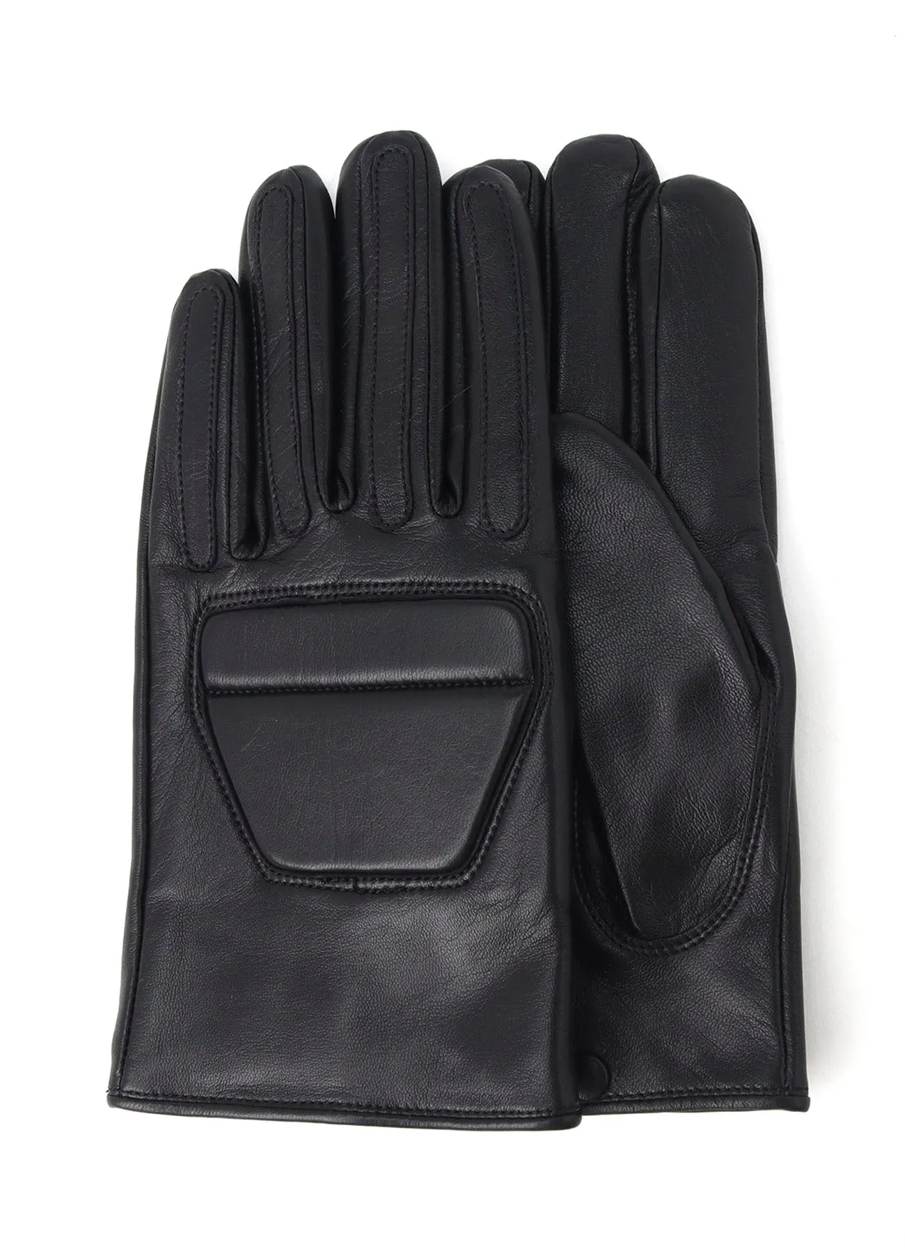 LAMB SKIN PADDED SHORT GLOVES sold by Yohji Yamamoto product image thumbnail 2