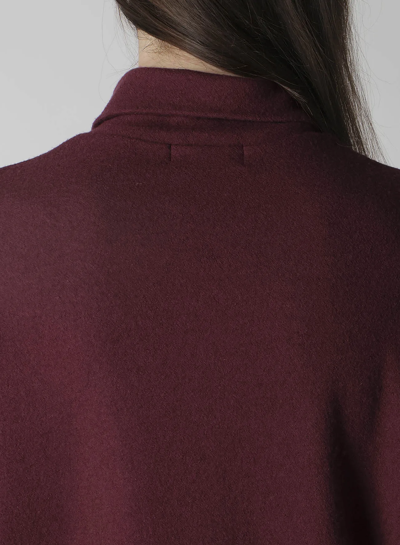 SUPER 120 WOOL SINGLE JERSEY LAYERED HIGK NECK TEE sold by Yohji Yamamoto product image thumbnail 5