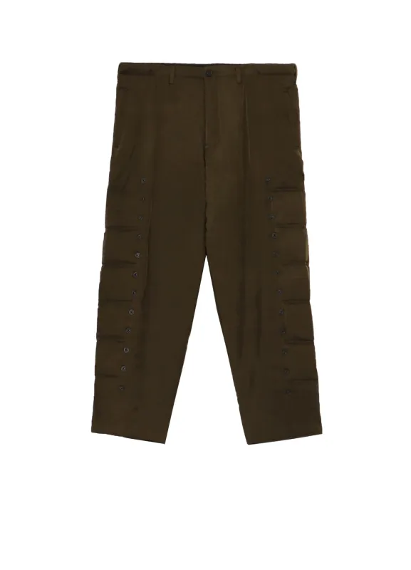 KHAKI CU TWILL PADDED PANTS sold by Yohji Yamamoto