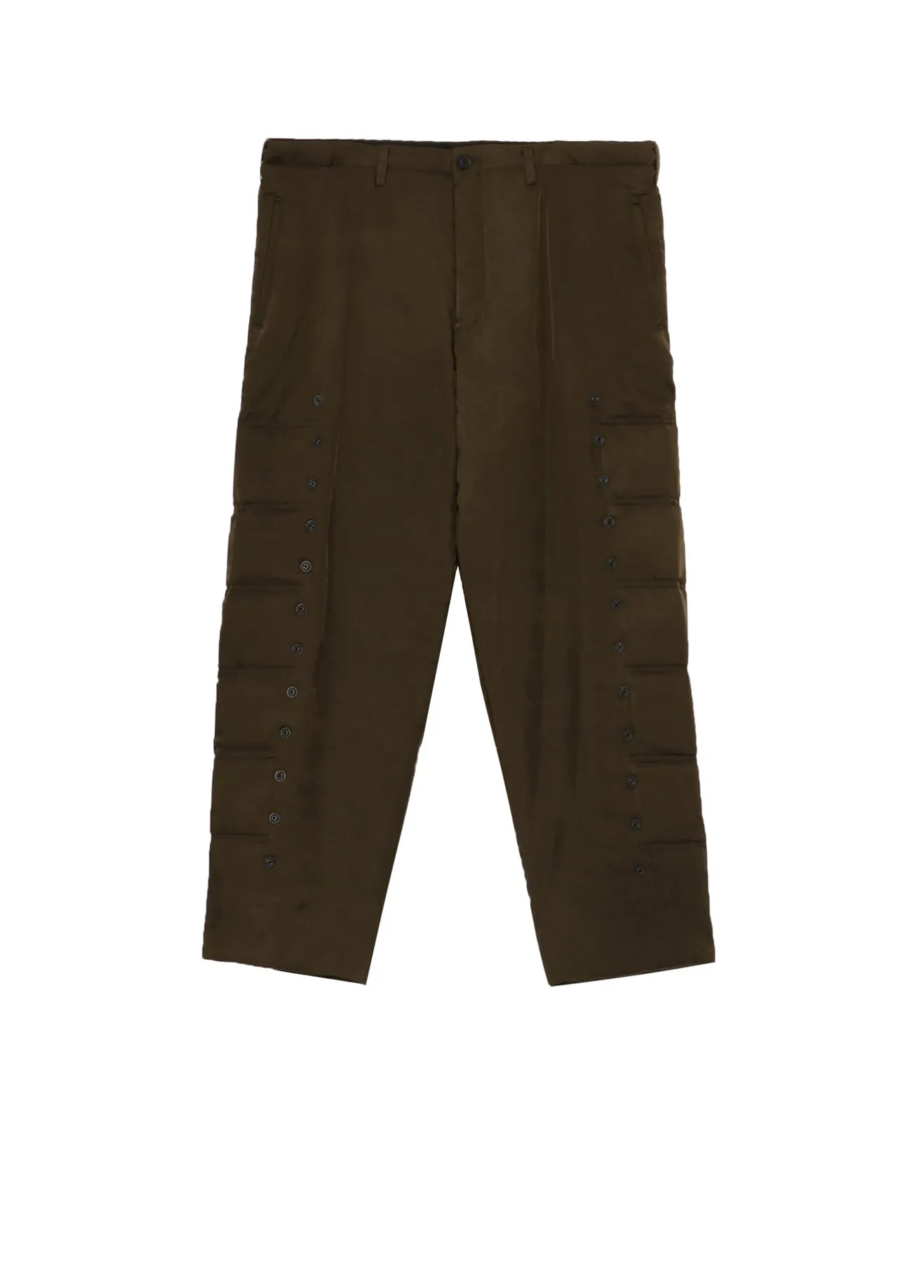 KHAKI CU TWILL PADDED PANTS sold by Yohji Yamamoto