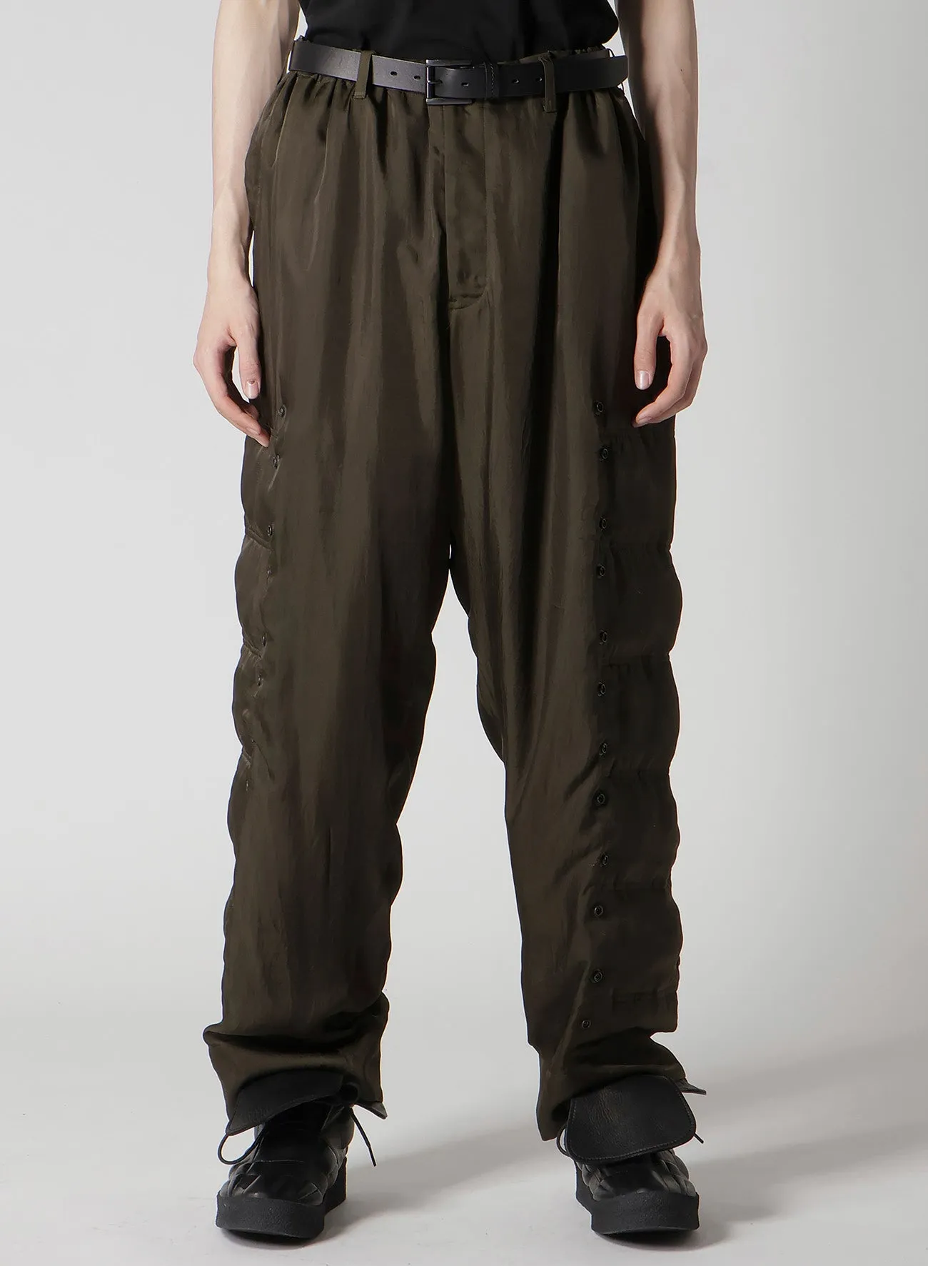 KHAKI CU TWILL PADDED PANTS sold by Yohji Yamamoto product image thumbnail 2