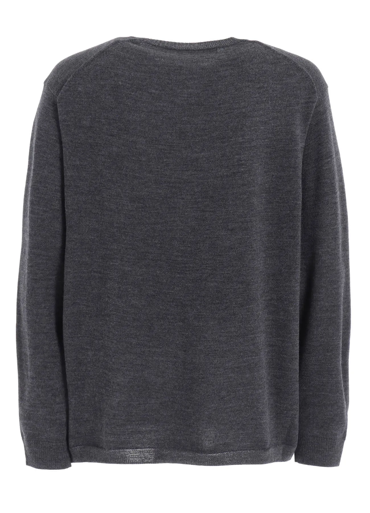 12G1P PLAIN STITCH ROUND NECK PULLOVER sold by Yohji Yamamoto product image thumbnail 4