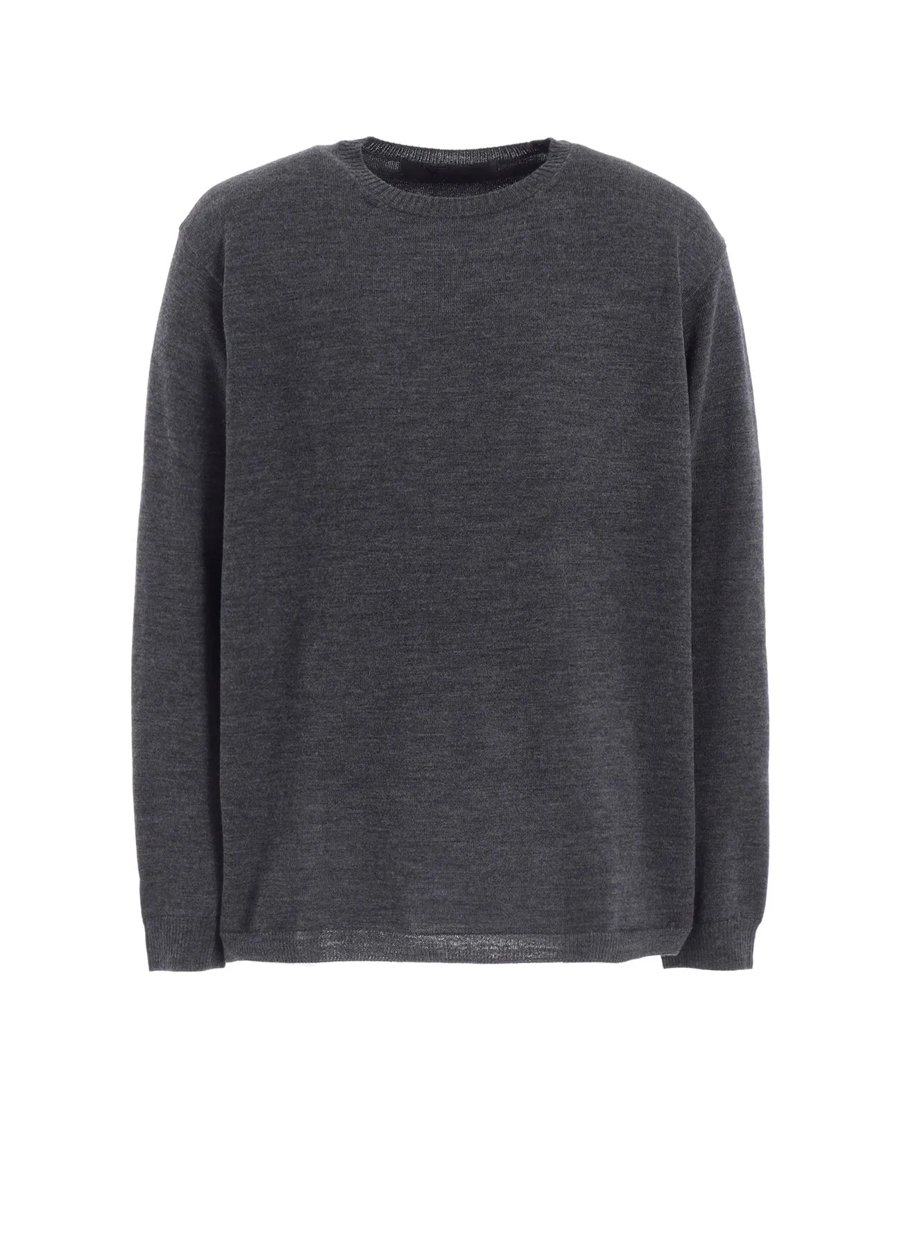 12G1P PLAIN STITCH ROUND NECK PULLOVER sold by Yohji Yamamoto