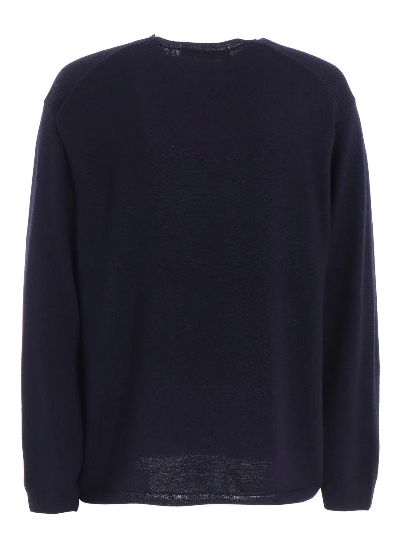 12G1P PLAIN STITCH ROUND NECK PULLOVER sold by Yohji Yamamoto product image thumbnail 4