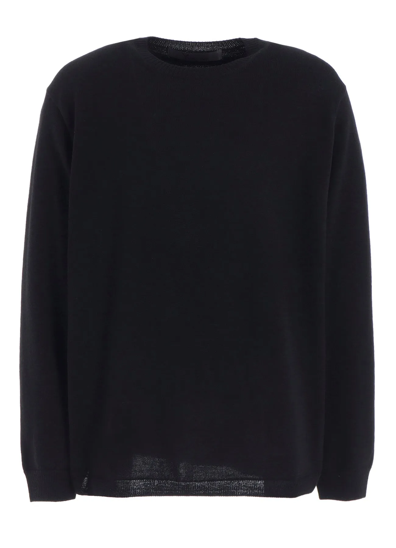 12G1P PLAIN STITCH ROUND NECK PULLOVER sold by Yohji Yamamoto product image thumbnail 2
