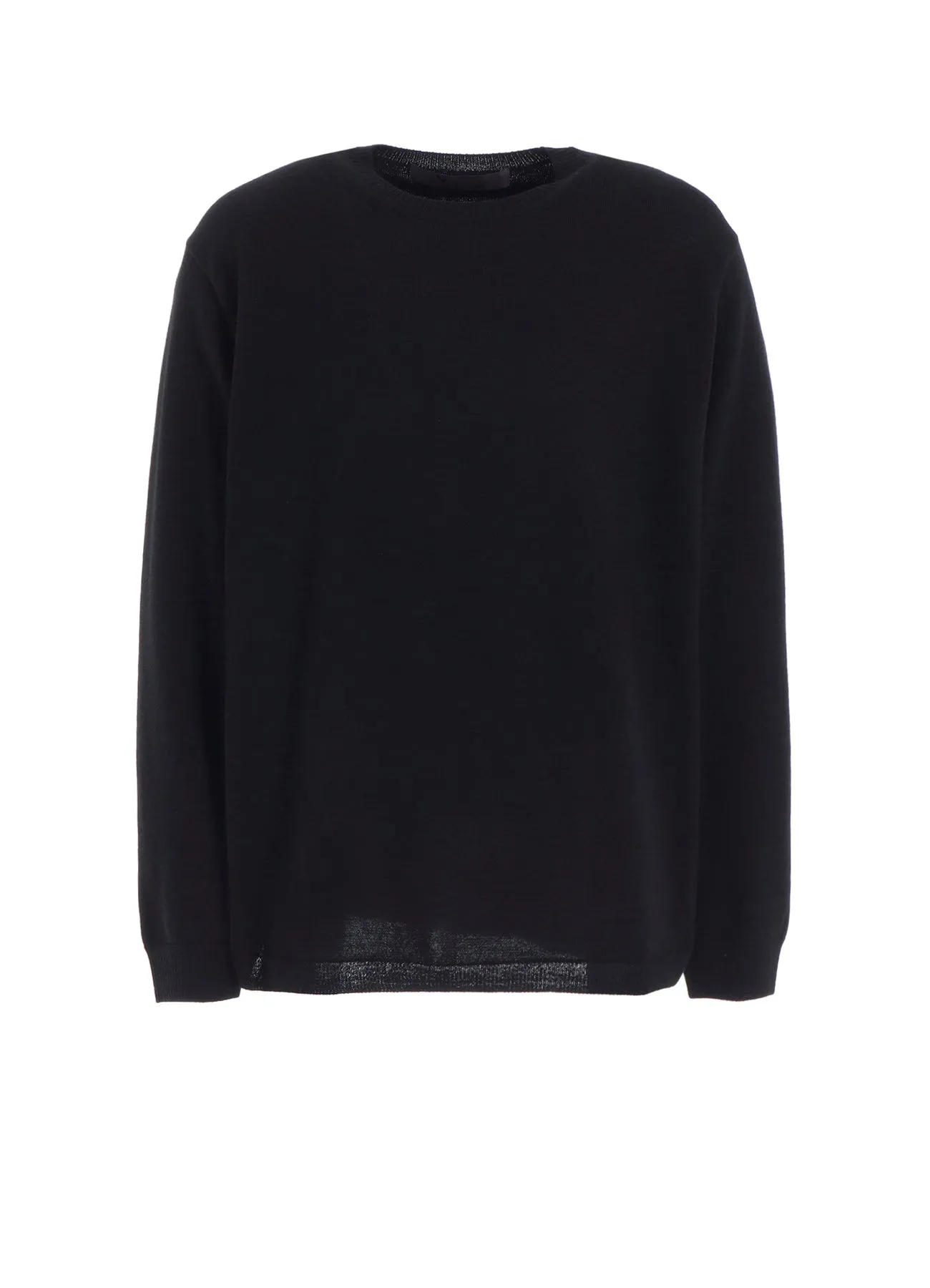 12G1P PLAIN STITCH ROUND NECK PULLOVER sold by Yohji Yamamoto