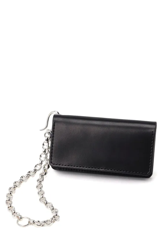 【Y's for men × MASSES】SADDLE LEATHER /SV LONG WALLET WITH CHAIN sold by Yohji Yamamoto