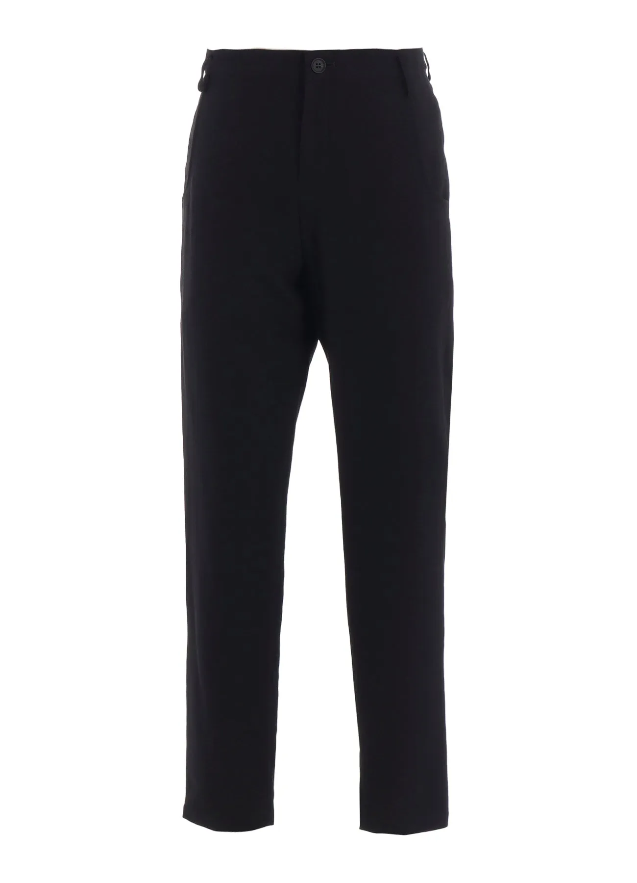 MILLED GABARDINE SLIT SLIM PANTS sold by Yohji Yamamoto product image thumbnail 2