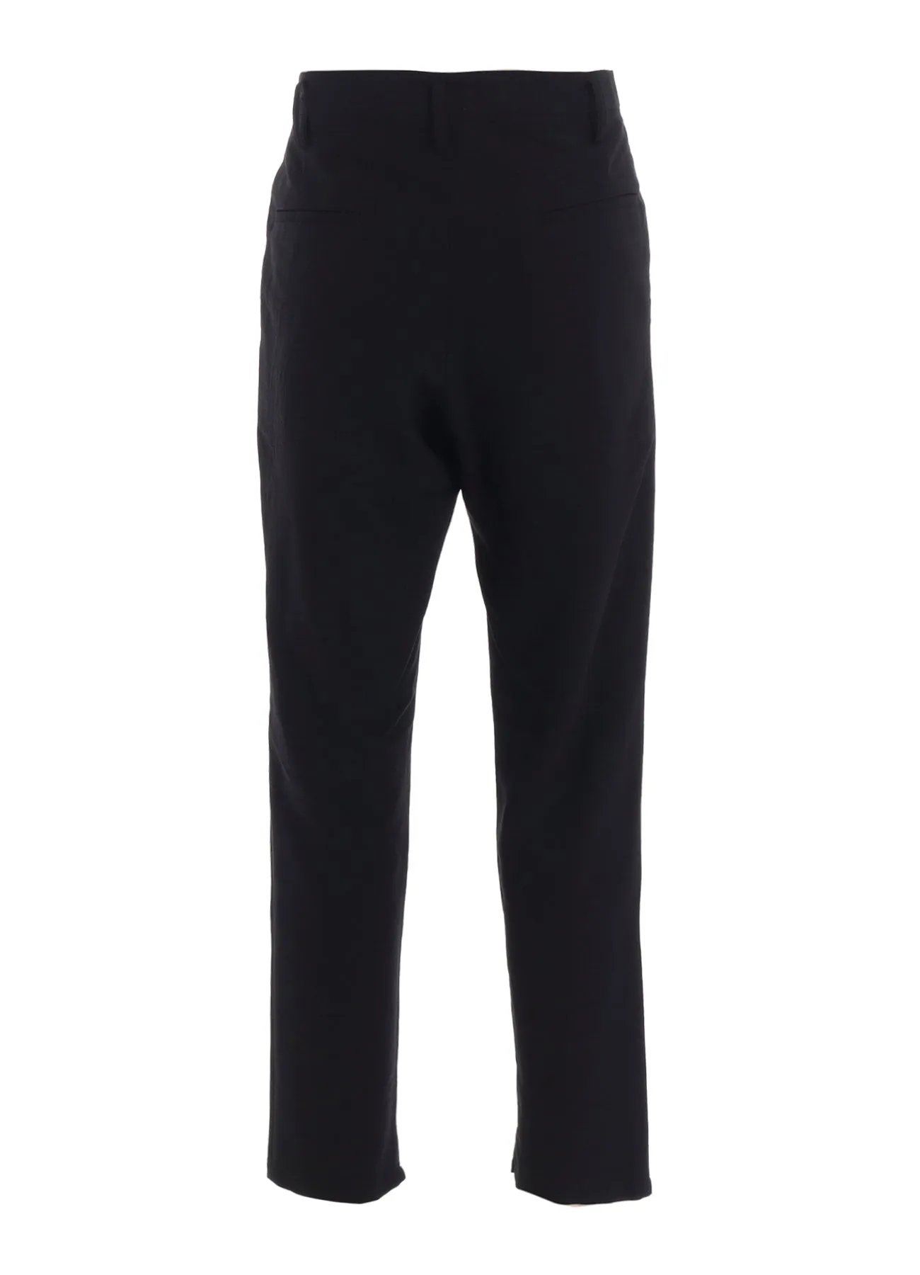 MILLED GABARDINE SLIT SLIM PANTS sold by Yohji Yamamoto product image thumbnail 3