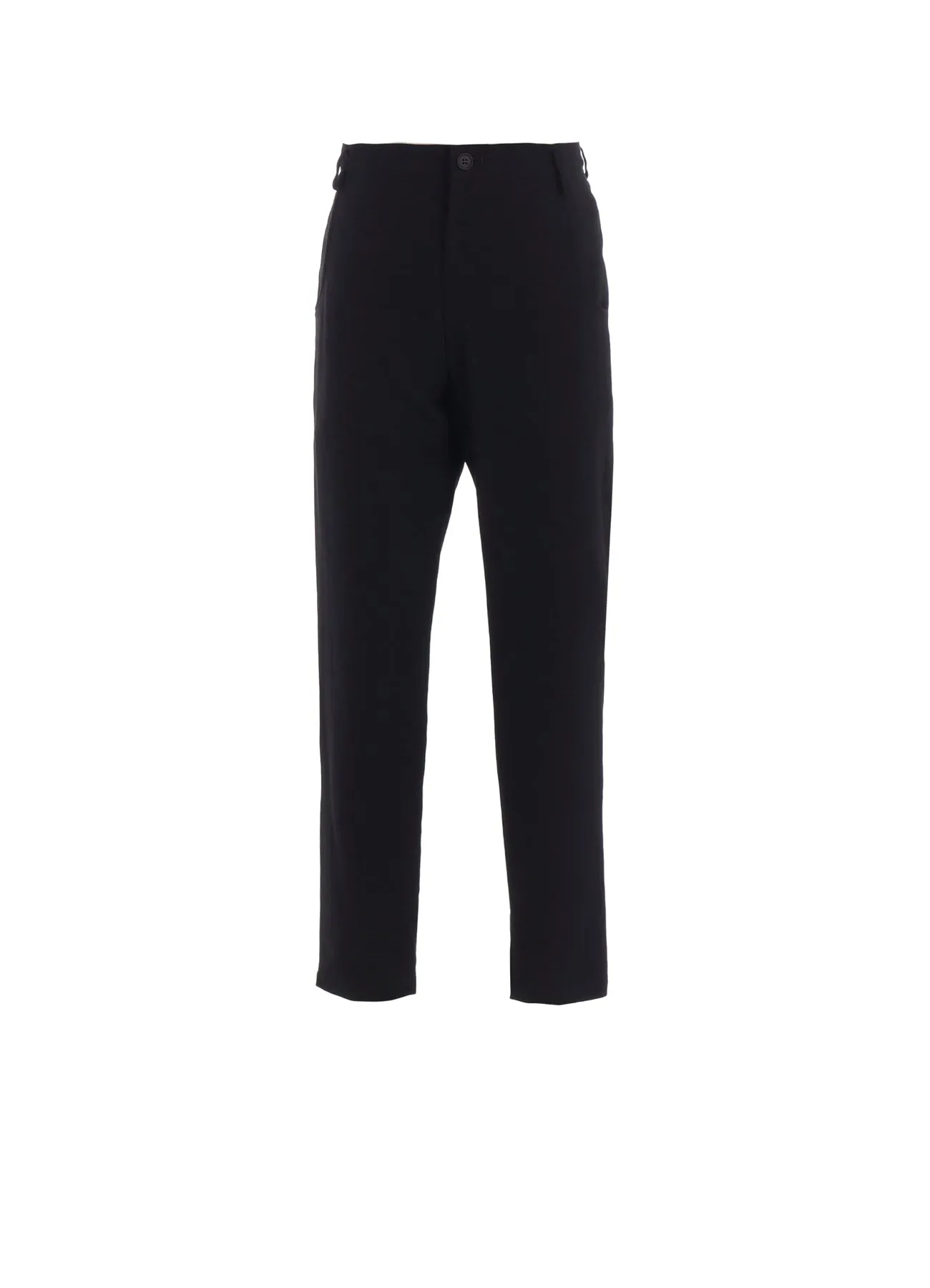 MILLED GABARDINE SLIT SLIM PANTS sold by Yohji Yamamoto