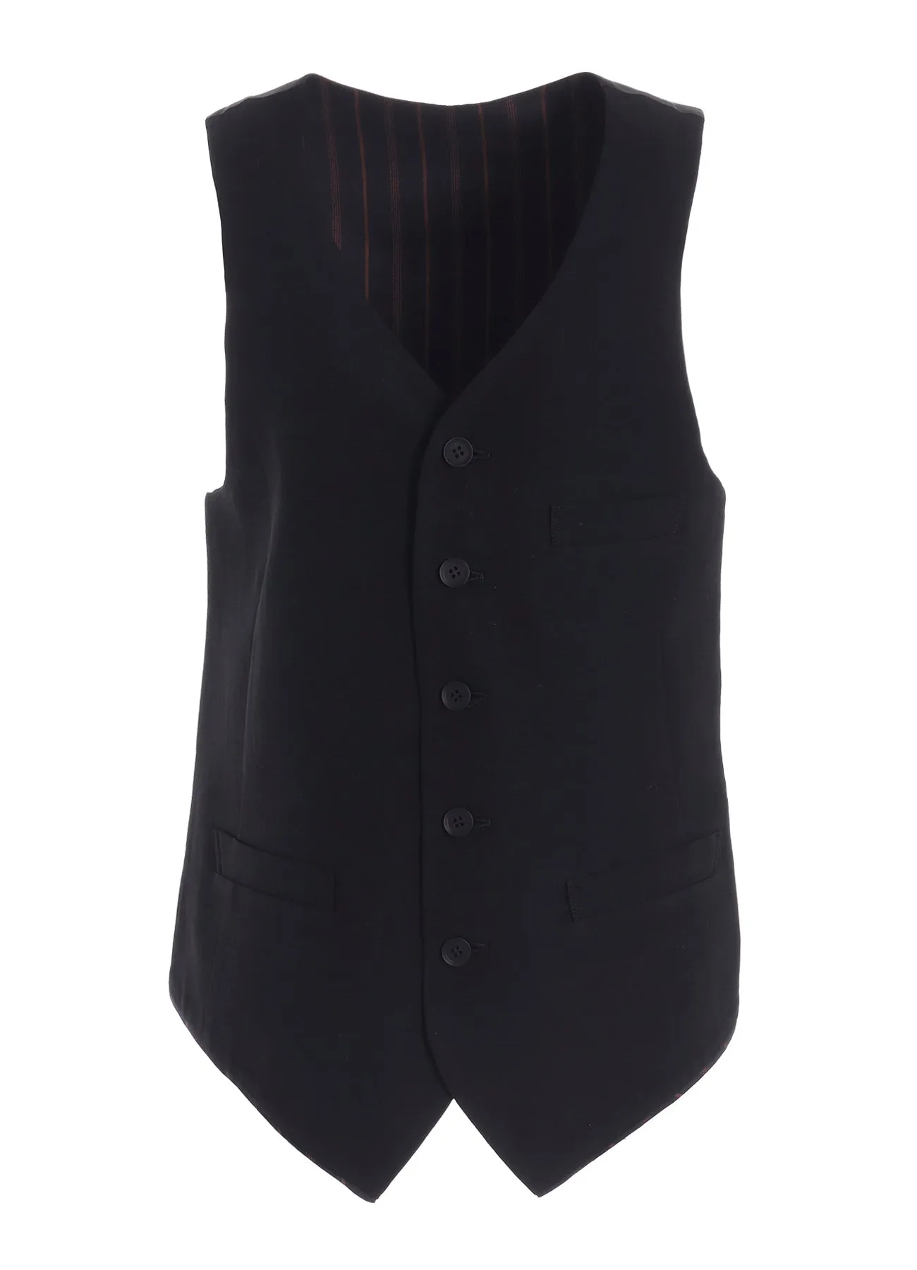 MILLED GABARDINE DARTS VEST sold by Yohji Yamamoto product image thumbnail 2