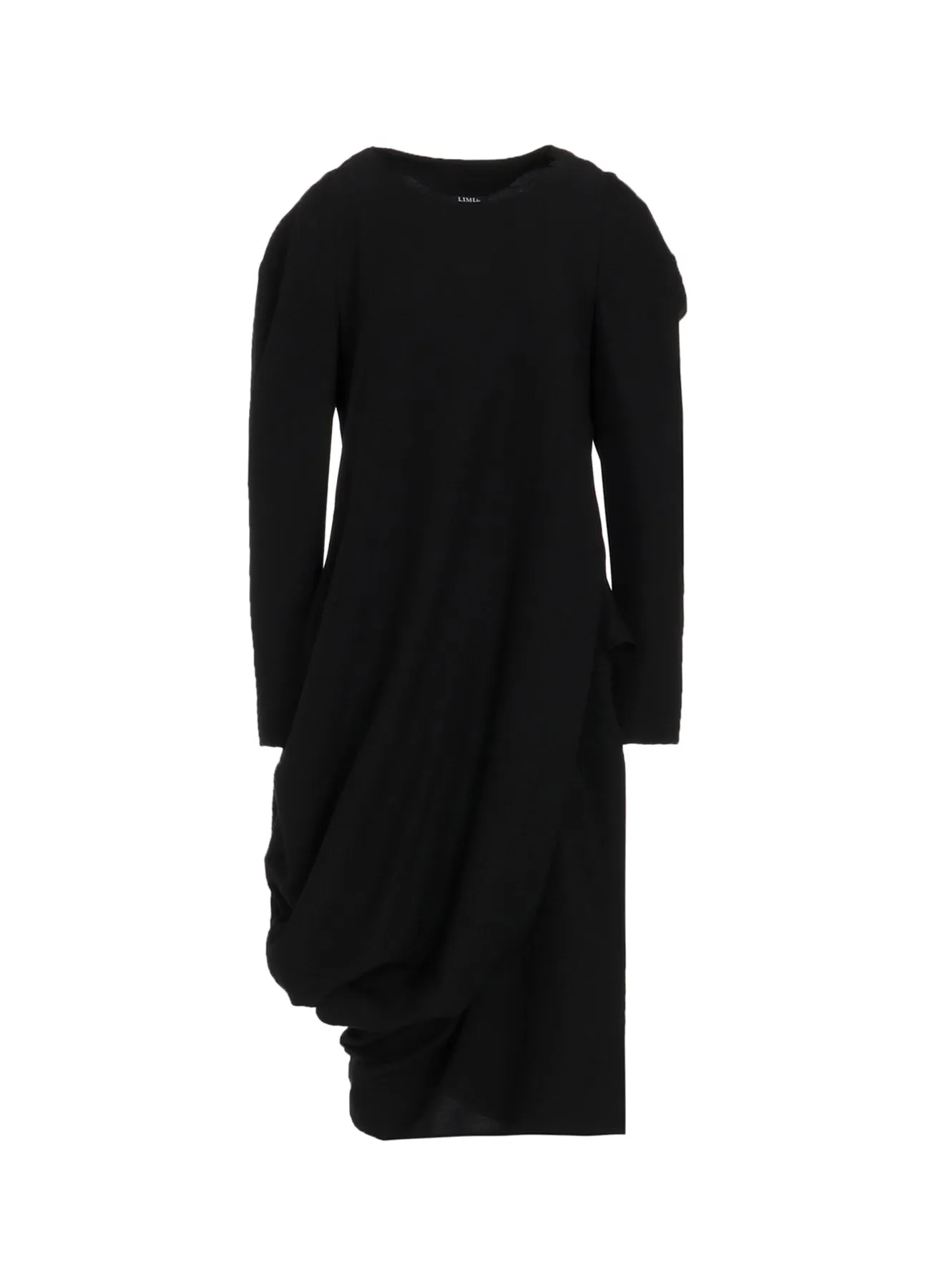 MILLED GABARDINE TWIST DRESS sold by Yohji Yamamoto