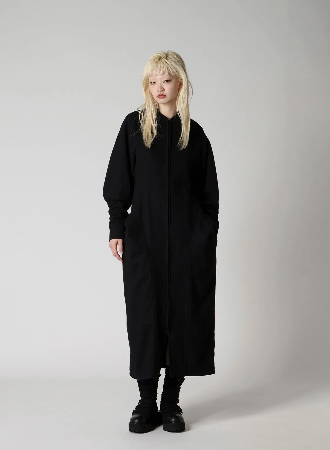 SHRINKED SERGE BALLOON SLEEVE COAT sold by Yohji Yamamoto product image thumbnail 5