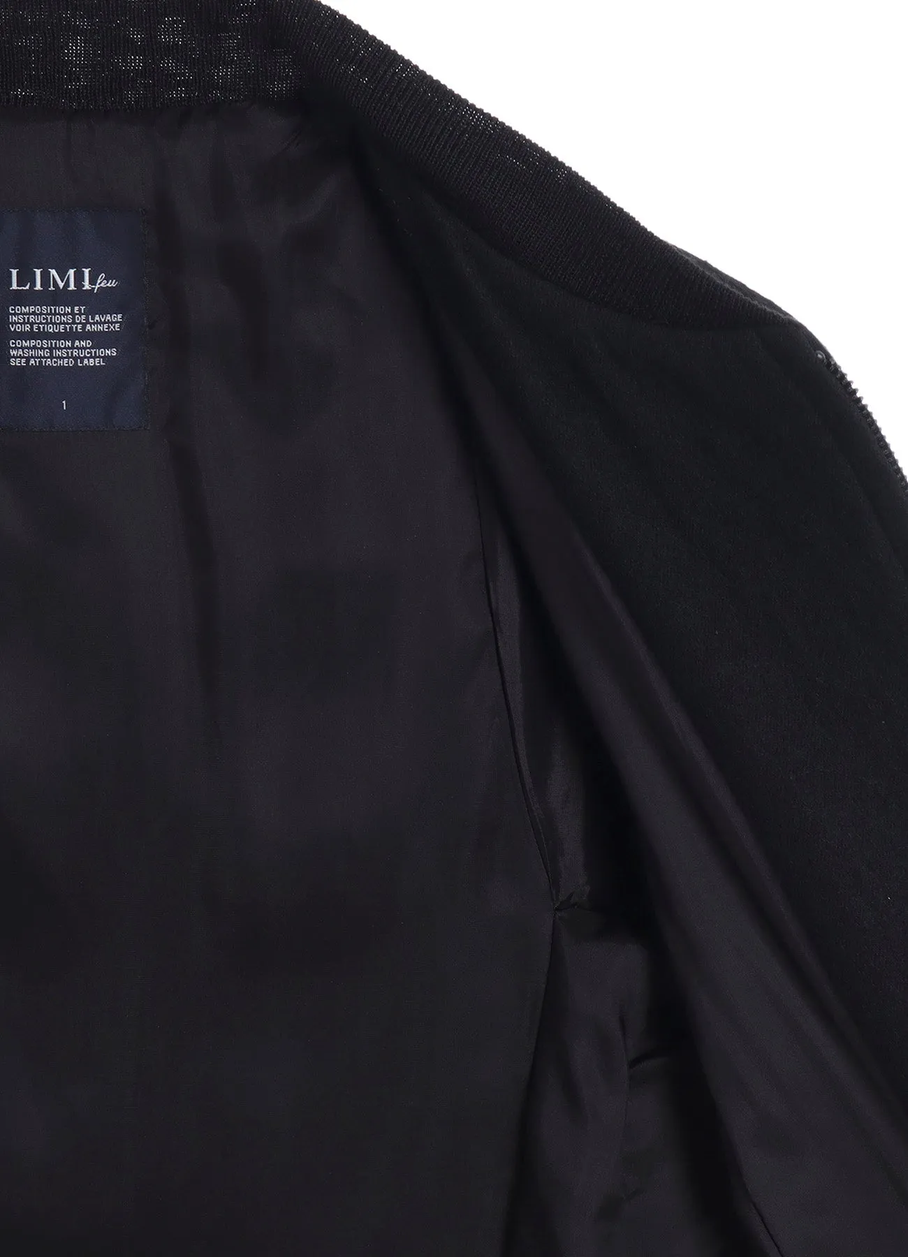 SHRINKED SERGE BALLOON SLEEVE COAT sold by Yohji Yamamoto product image thumbnail 4