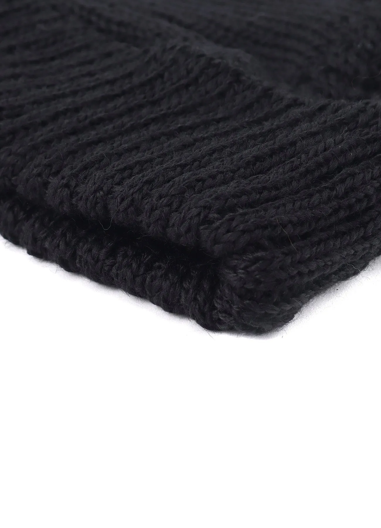 WOOL SLUB ARAN HOODIE sold by Yohji Yamamoto product image thumbnail 4