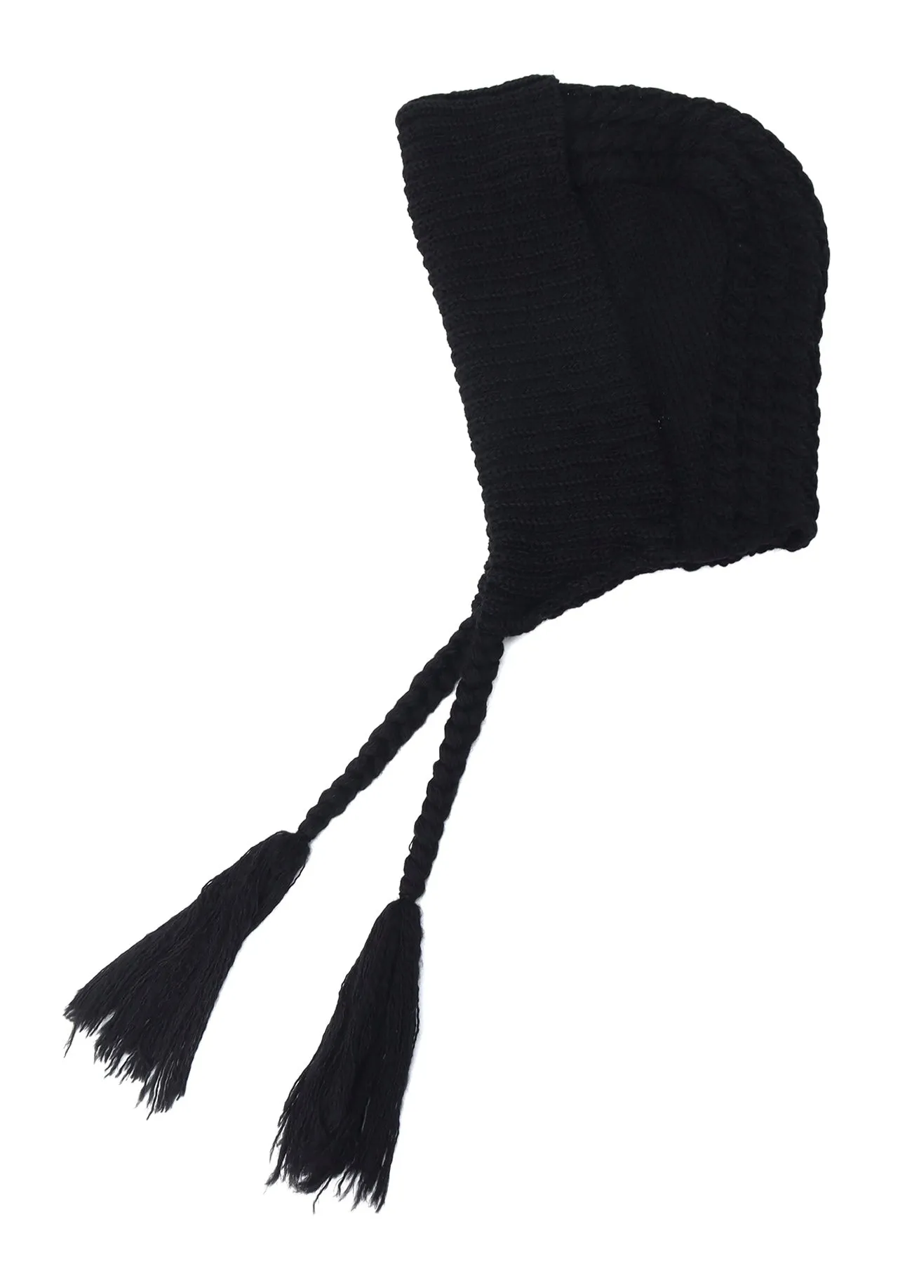 WOOL SLUB ARAN HOODIE sold by Yohji Yamamoto product image thumbnail 2