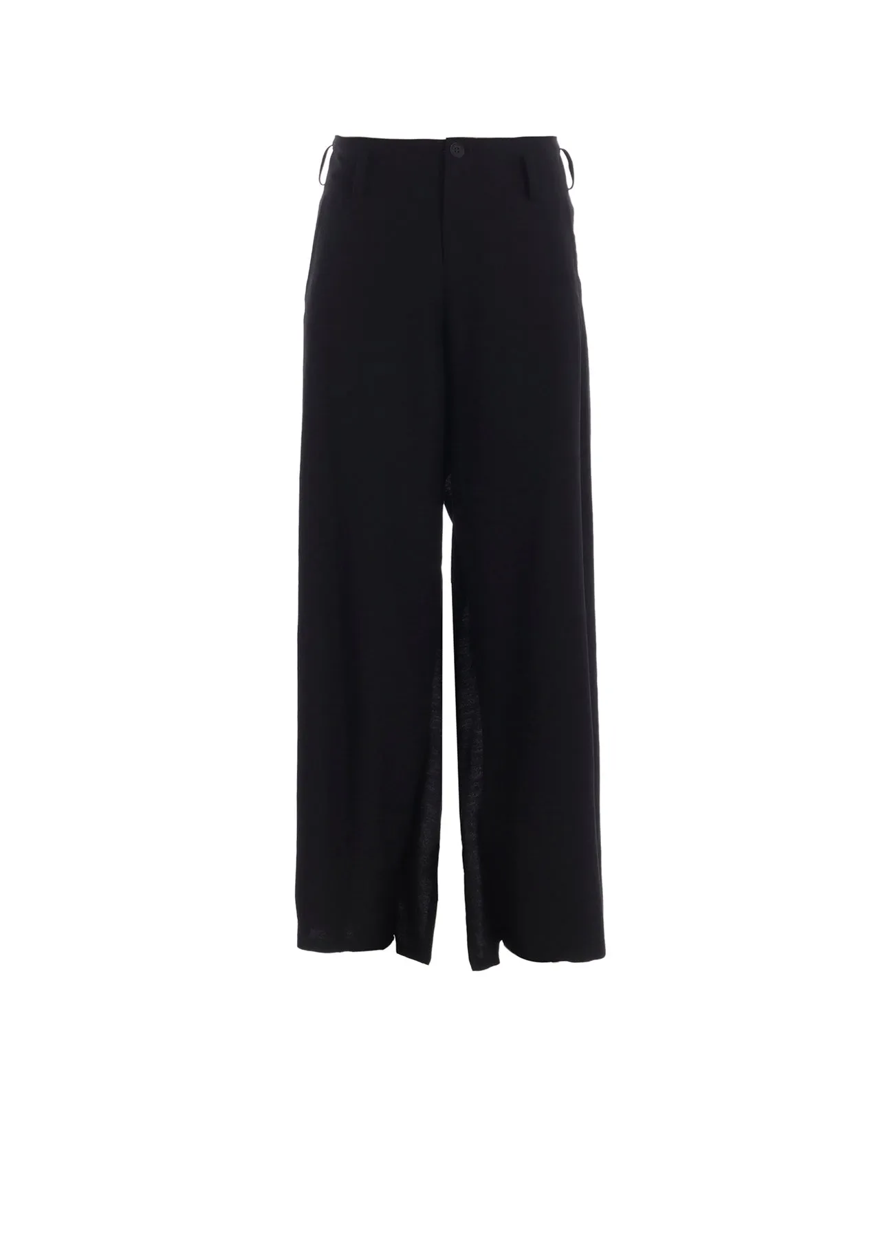 MILLED GABARDINE FRILLED PANTS sold by Yohji Yamamoto